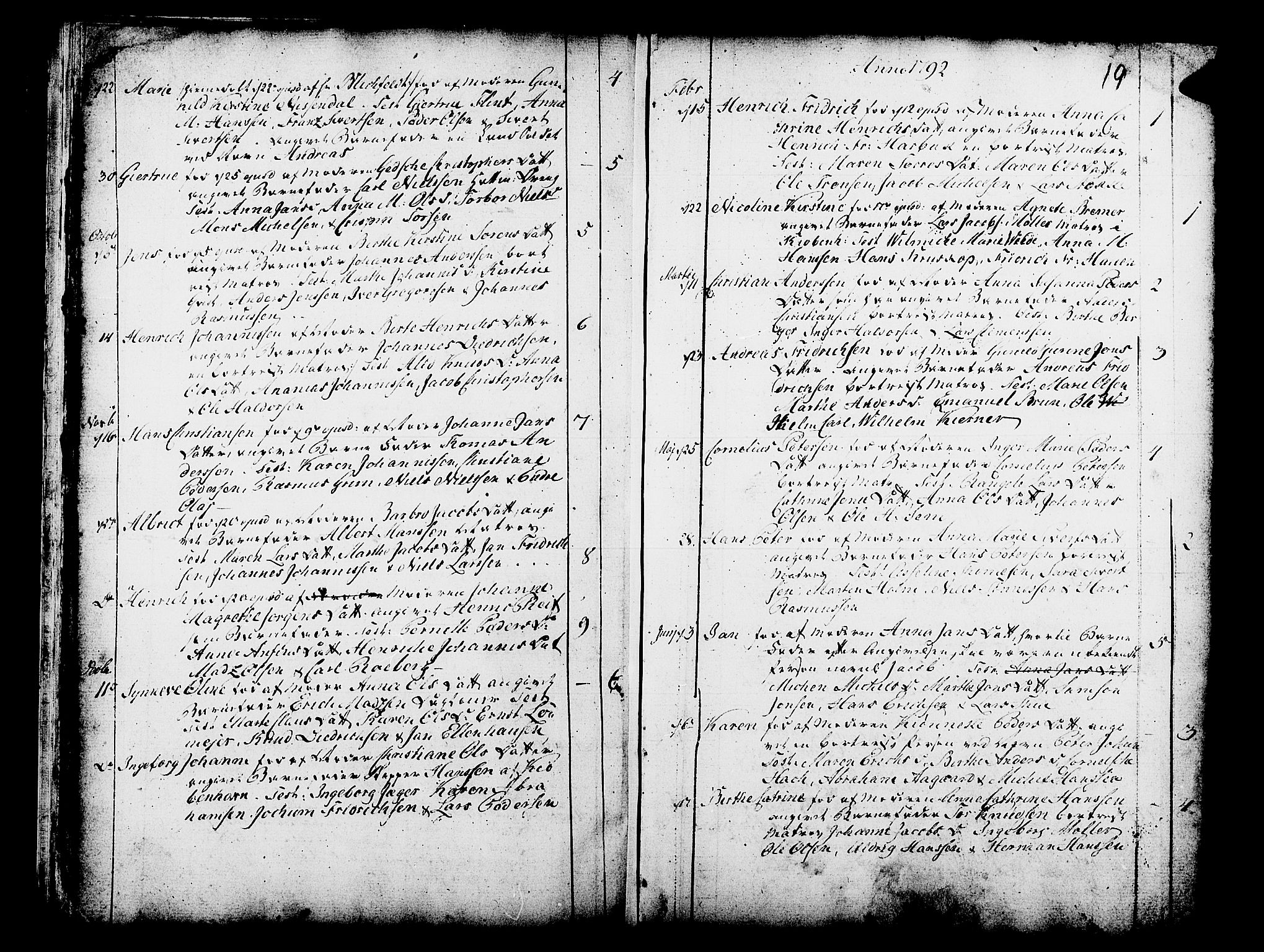 Domkirken sokneprestembete, AV/SAB-A-74801/H/Haa/L0003: Parish register (official) no. A 3, 1758-1789, p. 19