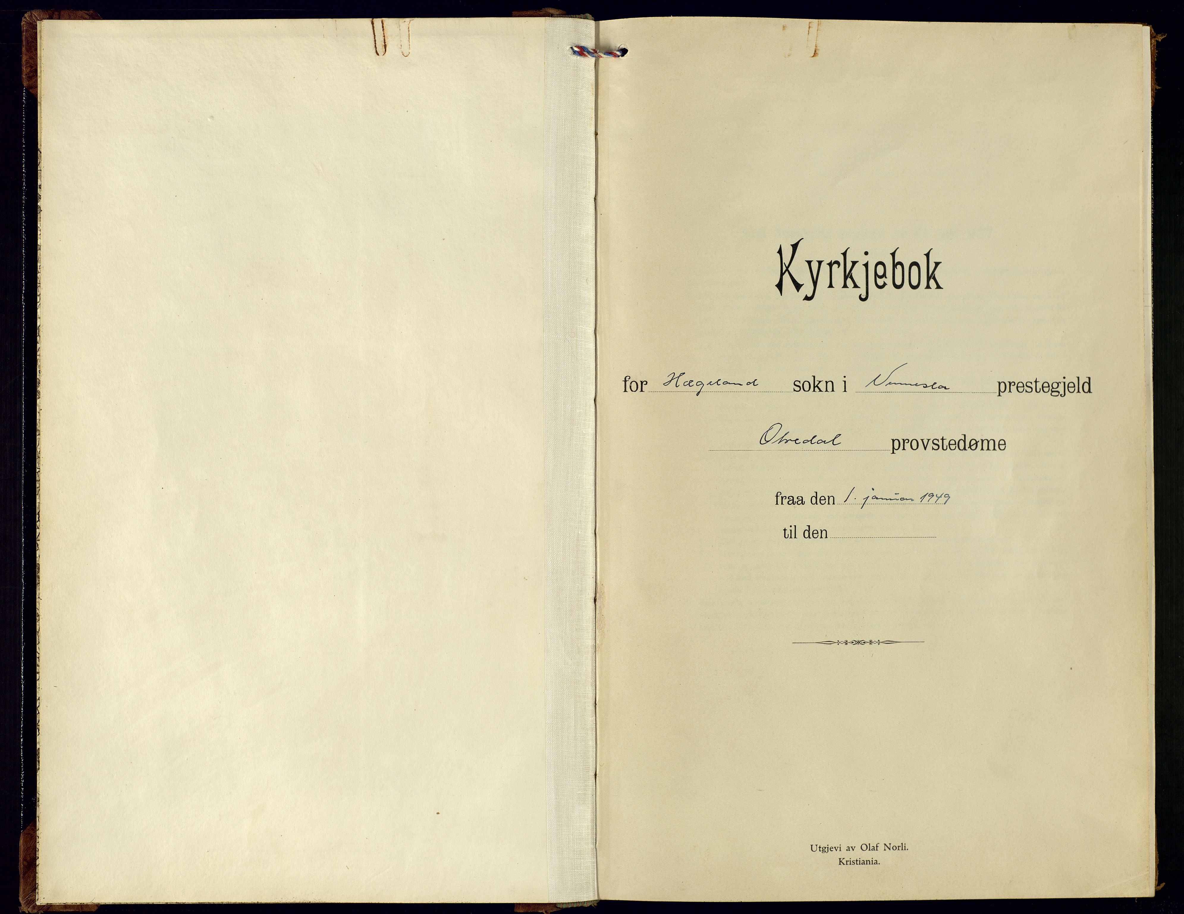 Vennesla sokneprestkontor, AV/SAK-1111-0045/Fb/Fba/L0005: Parish register (copy) no. B-5, 1949-1979