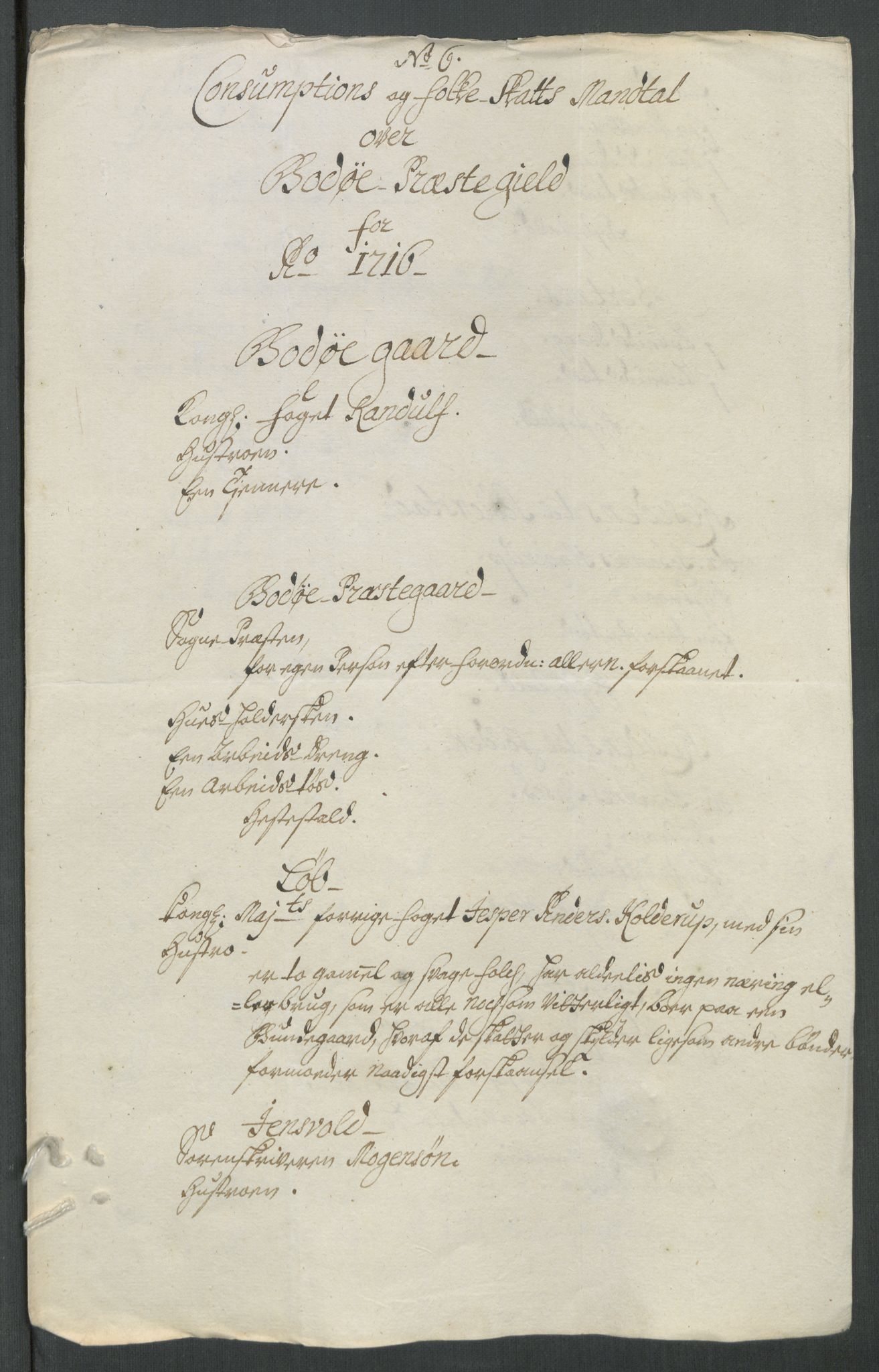 Rentekammeret inntil 1814, Reviderte regnskaper, Fogderegnskap, RA/EA-4092/R66/L4586: Fogderegnskap Salten, 1716, p. 105