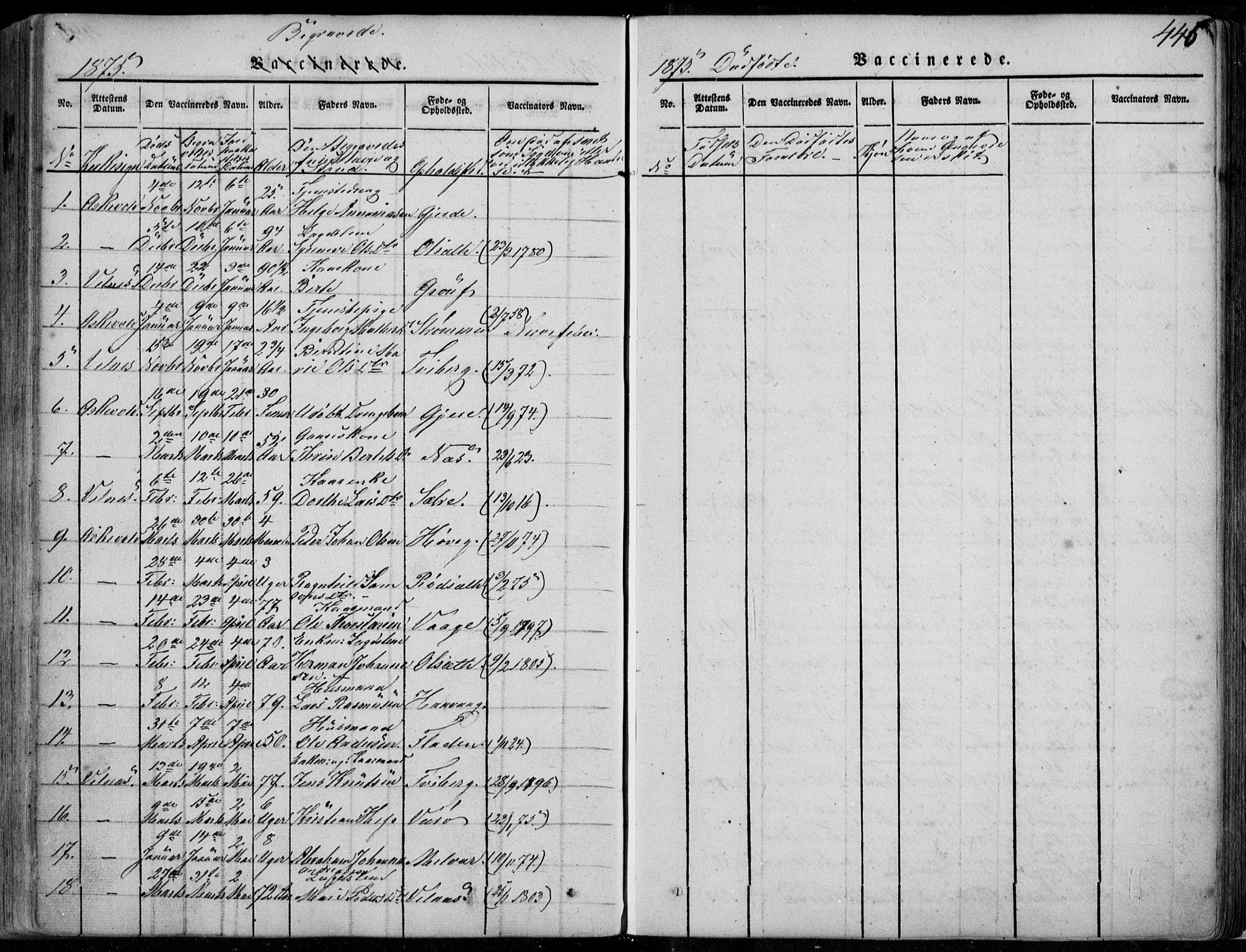 Askvoll sokneprestembete, SAB/A-79501/H/Haa/Haaa/L0011/0002: Parish register (official) no. A 11 II, 1845-1878, p. 446