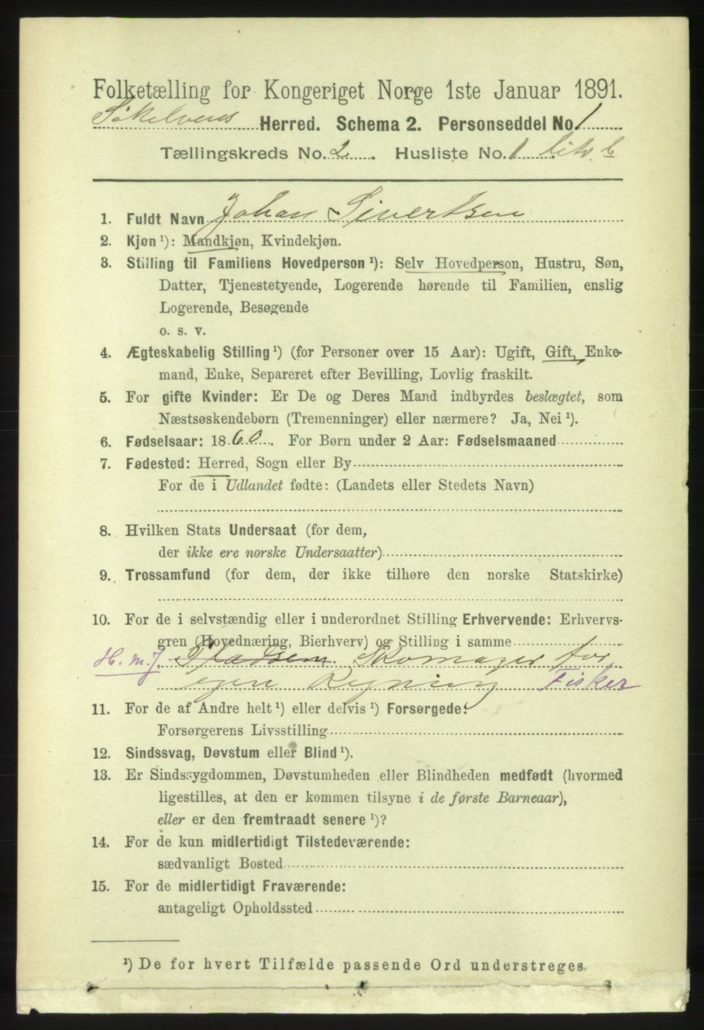 RA, 1891 census for 1528 Sykkylven, 1891, p. 1472