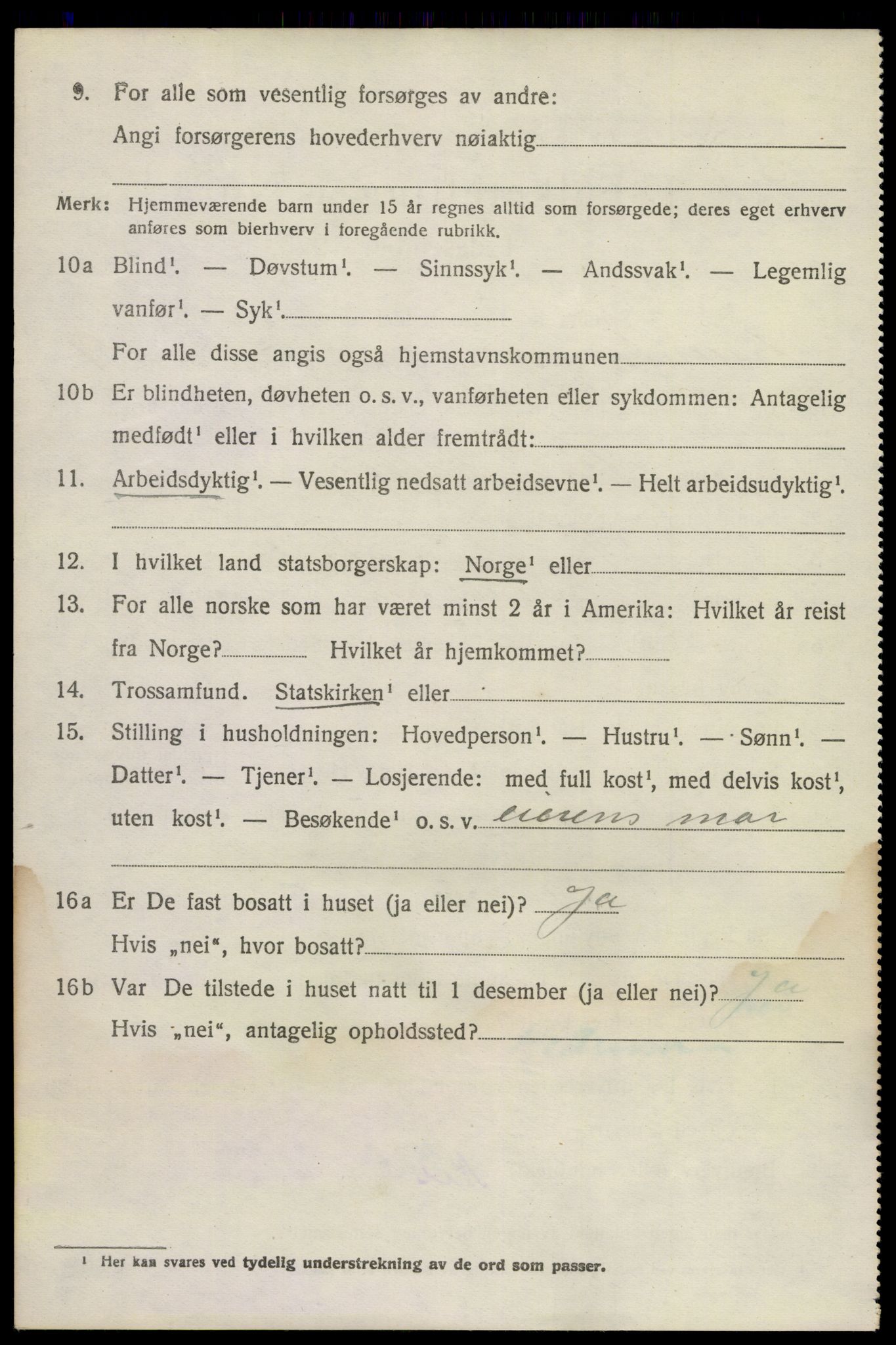 SAKO, 1920 census for Brunlanes, 1920, p. 8600