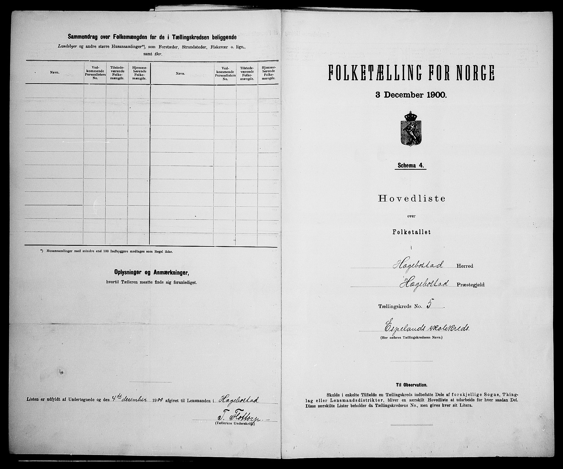 SAK, 1900 census for Hægebostad, 1900, p. 33