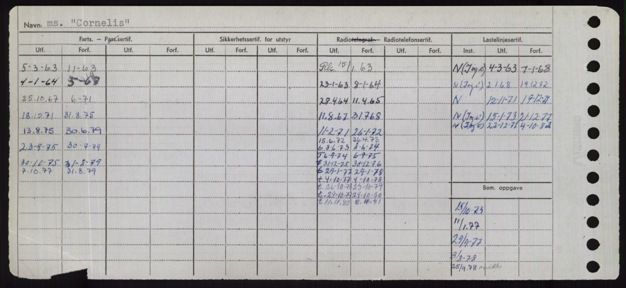 Sjøfartsdirektoratet med forløpere, Skipsmålingen, RA/S-1627/H/Hd/L0008: Fartøy, C-D, p. 226