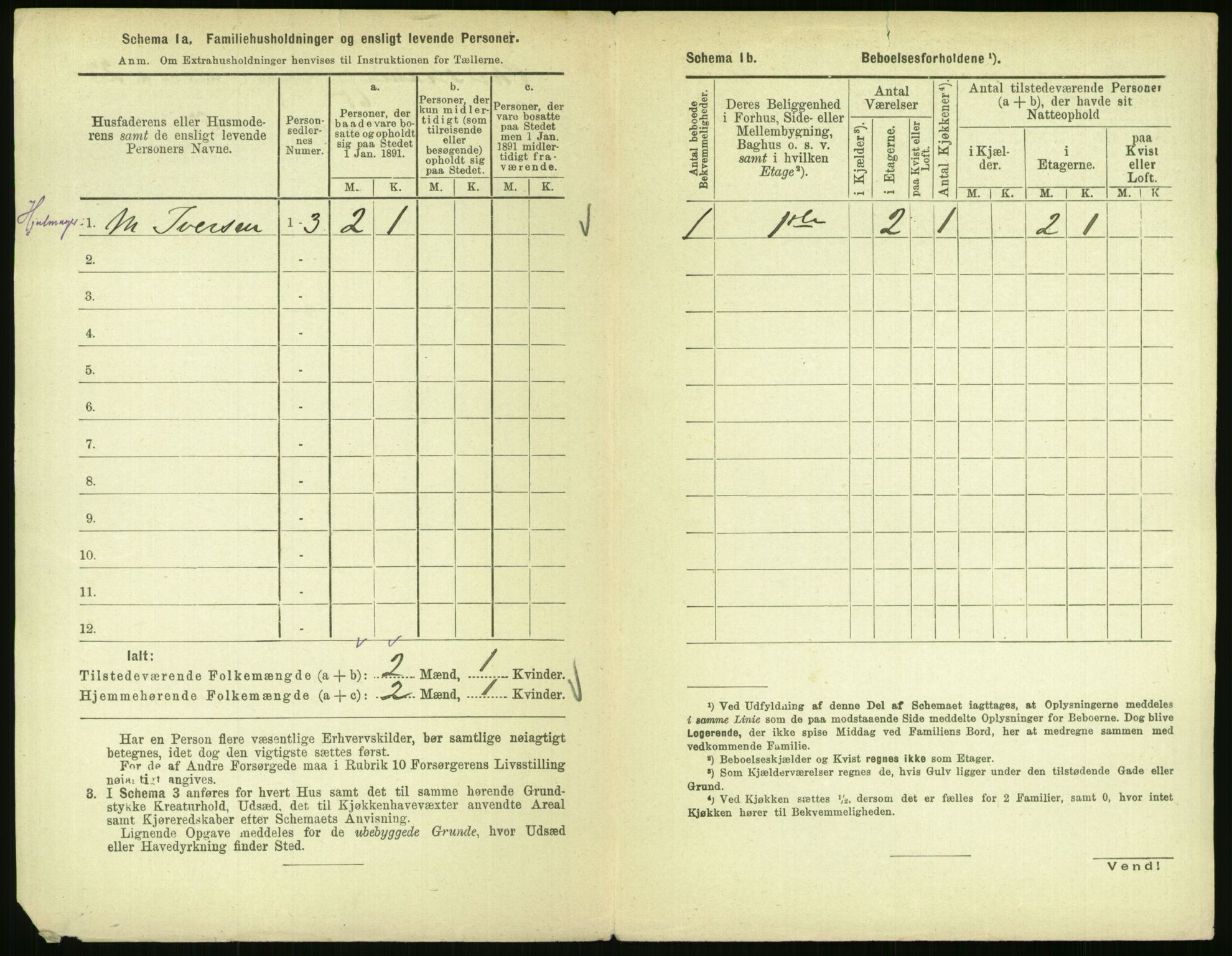 RA, 1891 census for 0301 Kristiania, 1891, p. 34865