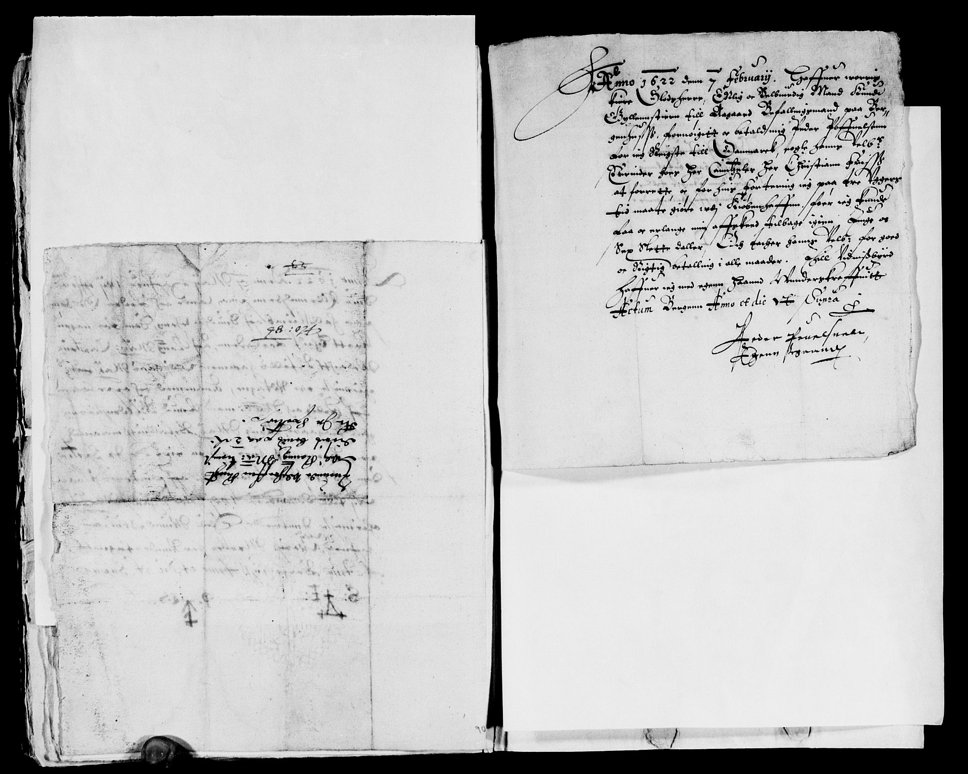 Rentekammeret inntil 1814, Reviderte regnskaper, Lensregnskaper, AV/RA-EA-5023/R/Rb/Rbt/L0033: Bergenhus len, 1621-1622