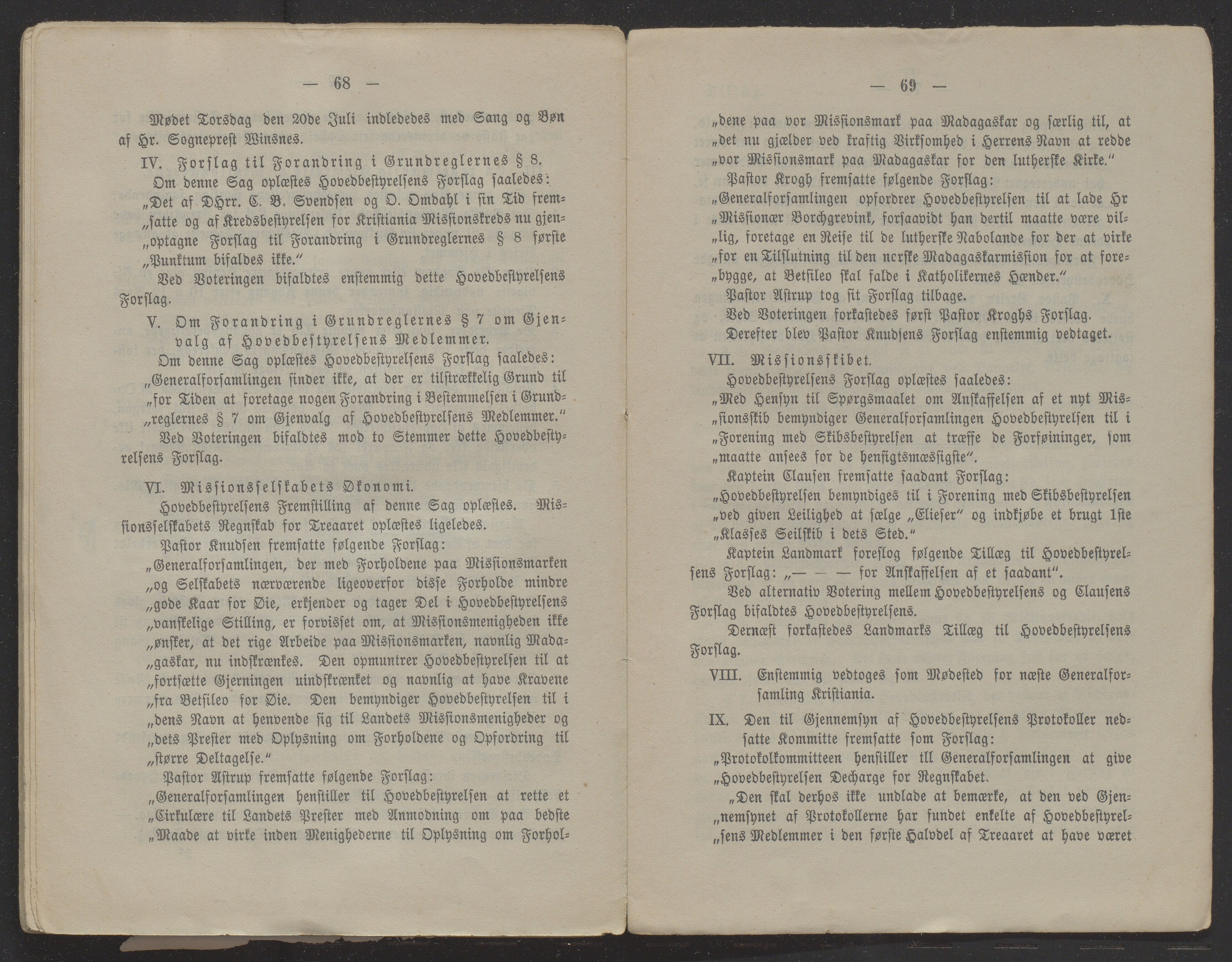 Det Norske Misjonsselskap - hovedadministrasjonen, VID/MA-A-1045/D/Db/Dba/L0338/0009: Beretninger, Bøker, Skrifter o.l   / Årsberetninger 40. , 1882, p. 68-69