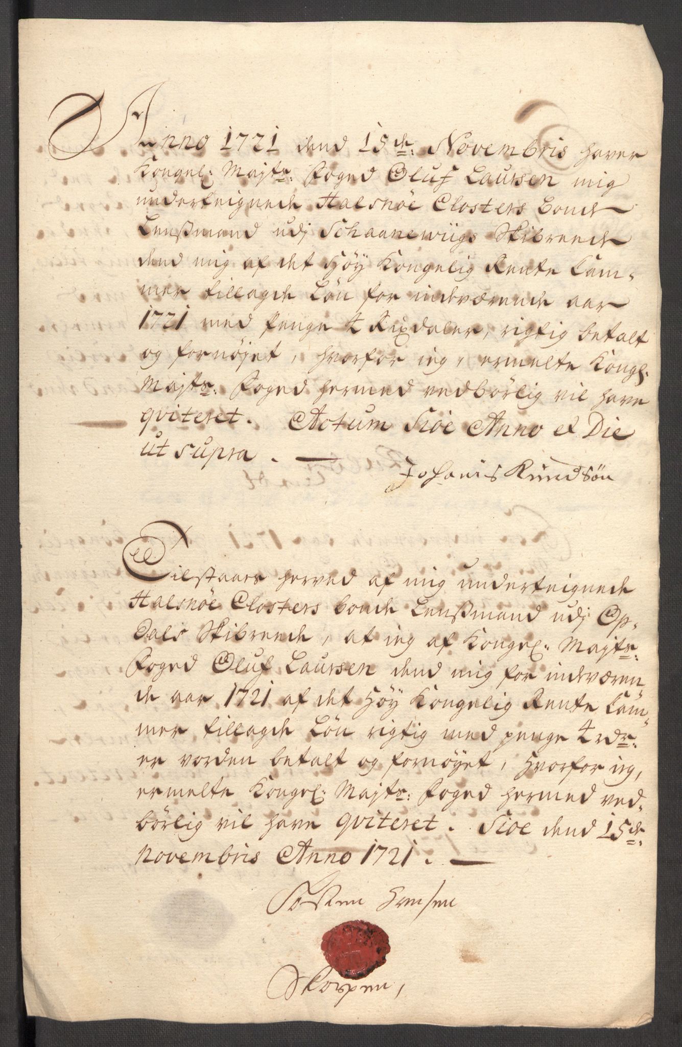 Rentekammeret inntil 1814, Reviderte regnskaper, Fogderegnskap, RA/EA-4092/R48/L3000: Fogderegnskap Sunnhordland og Hardanger, 1721, p. 412