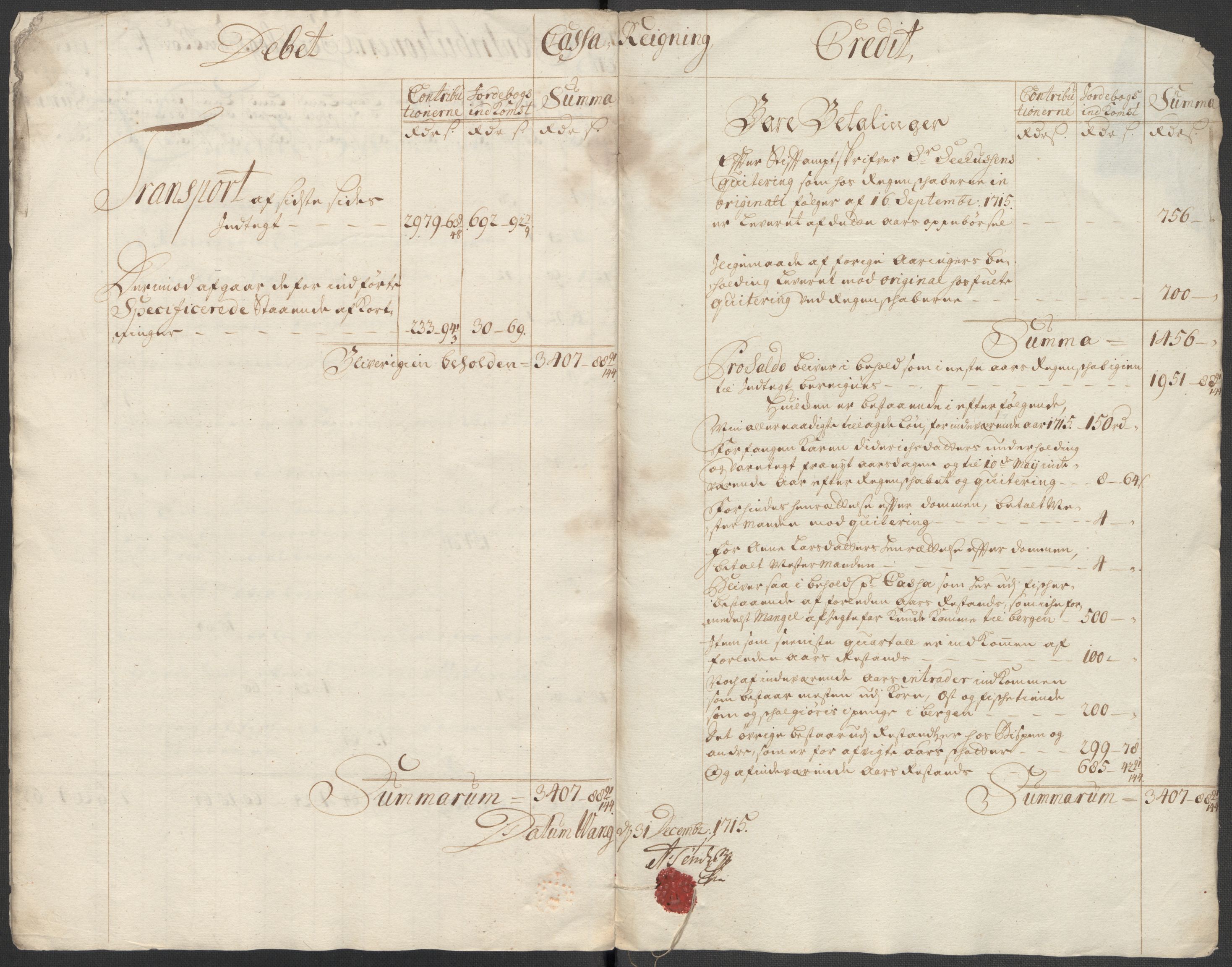 Rentekammeret inntil 1814, Reviderte regnskaper, Fogderegnskap, AV/RA-EA-4092/R68/L4761: Fogderegnskap Senja og Troms, 1715, p. 20