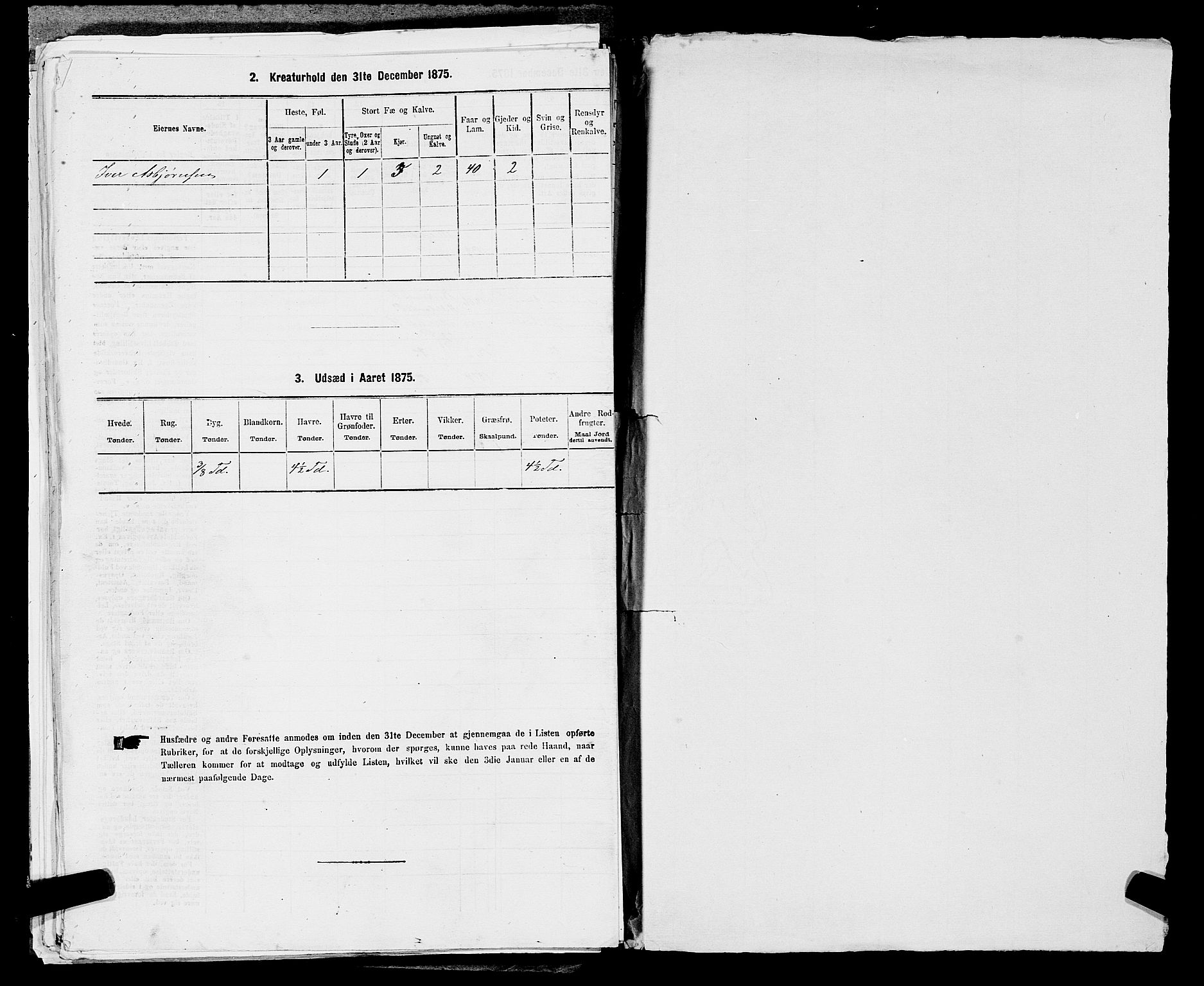 SAST, 1875 census for 1115P Helleland, 1875, p. 507