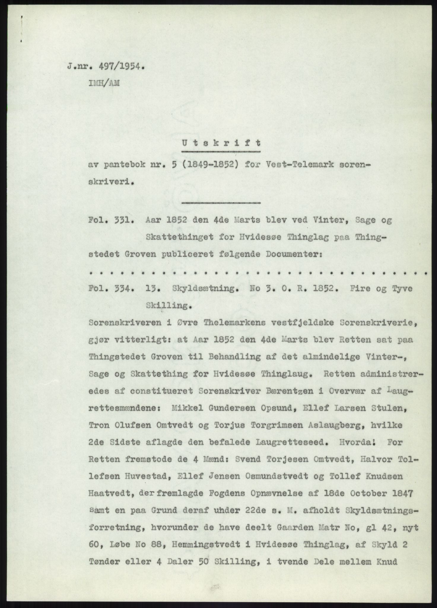 Statsarkivet i Kongsberg, SAKO/A-0001, 1944-1954, p. 104
