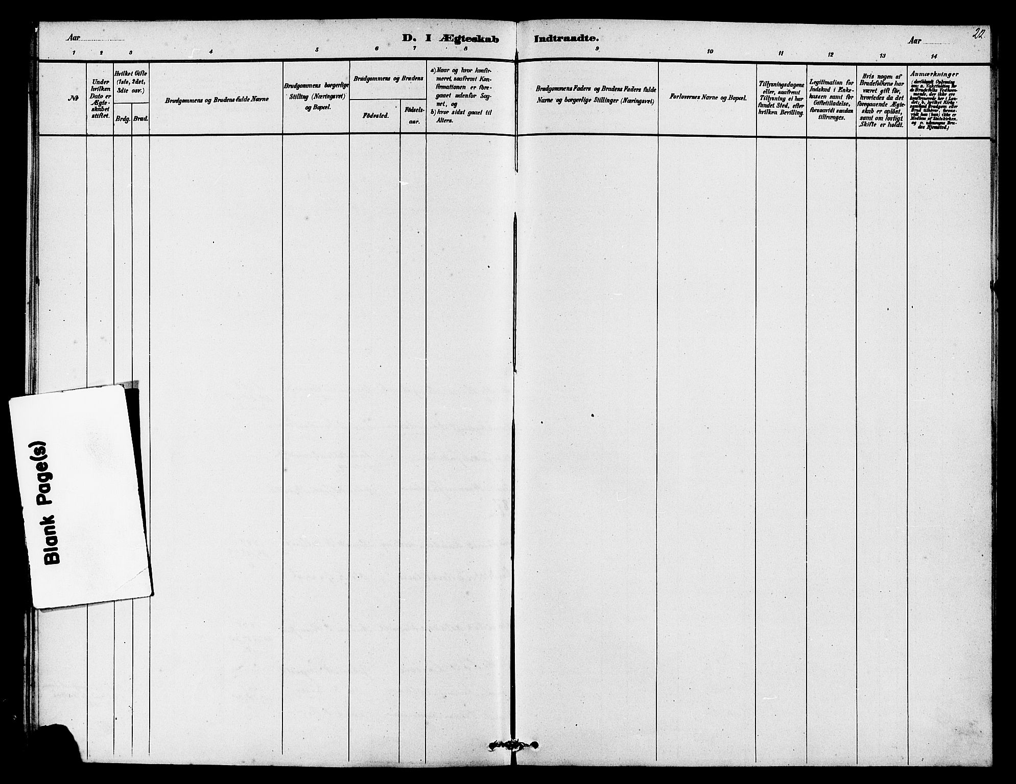 Finnøy sokneprestkontor, AV/SAST-A-101825/H/Ha/Haa/L0009: Parish register (official) no. A 9, 1879-1888, p. 22