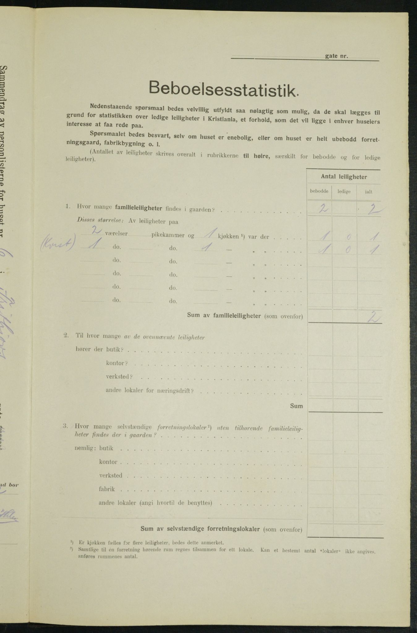 OBA, Municipal Census 1914 for Kristiania, 1914, p. 27024