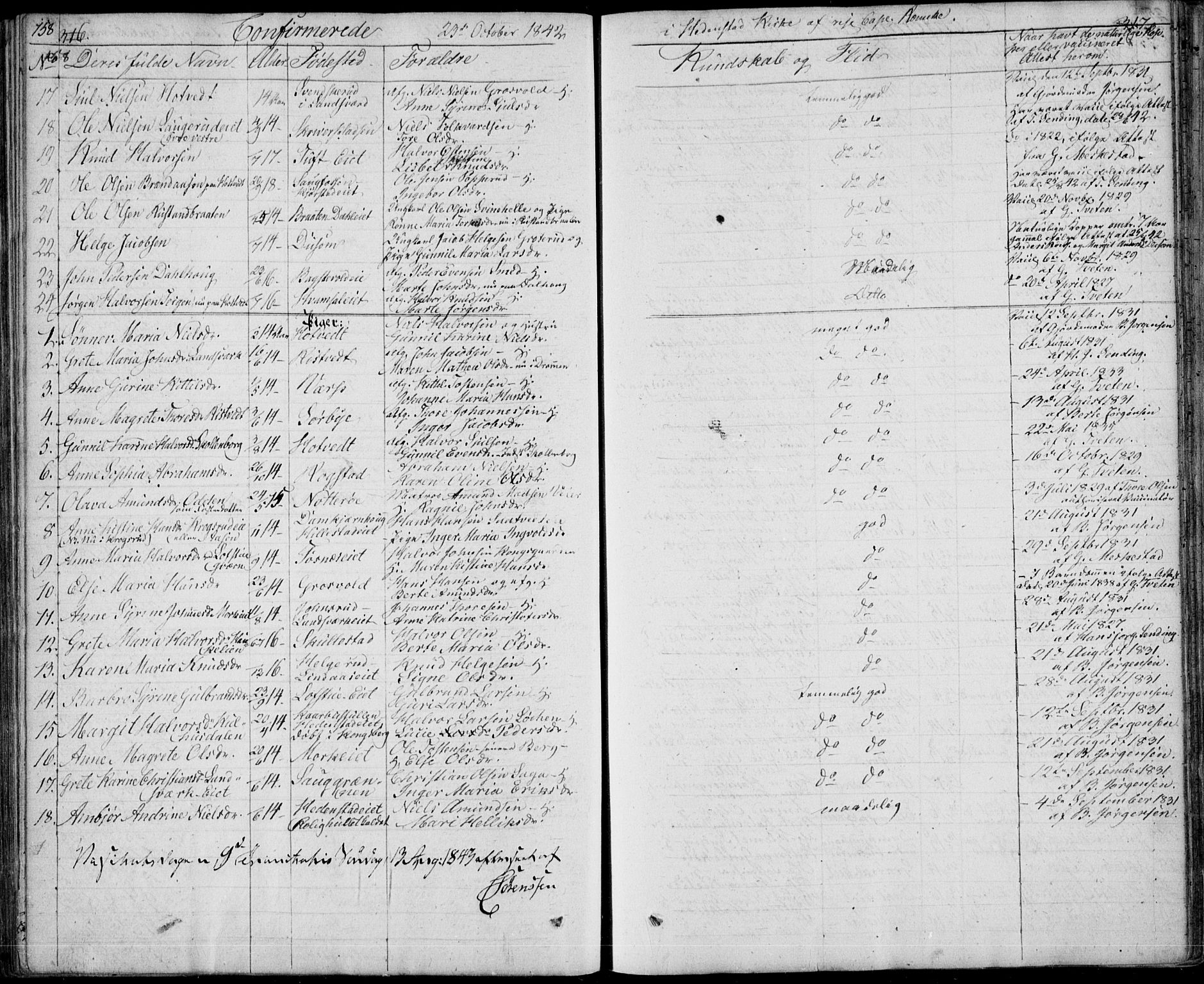 Sandsvær kirkebøker, AV/SAKO-A-244/F/Fa/L0005: Parish register (official) no. I 5, 1840-1856, p. 316-317