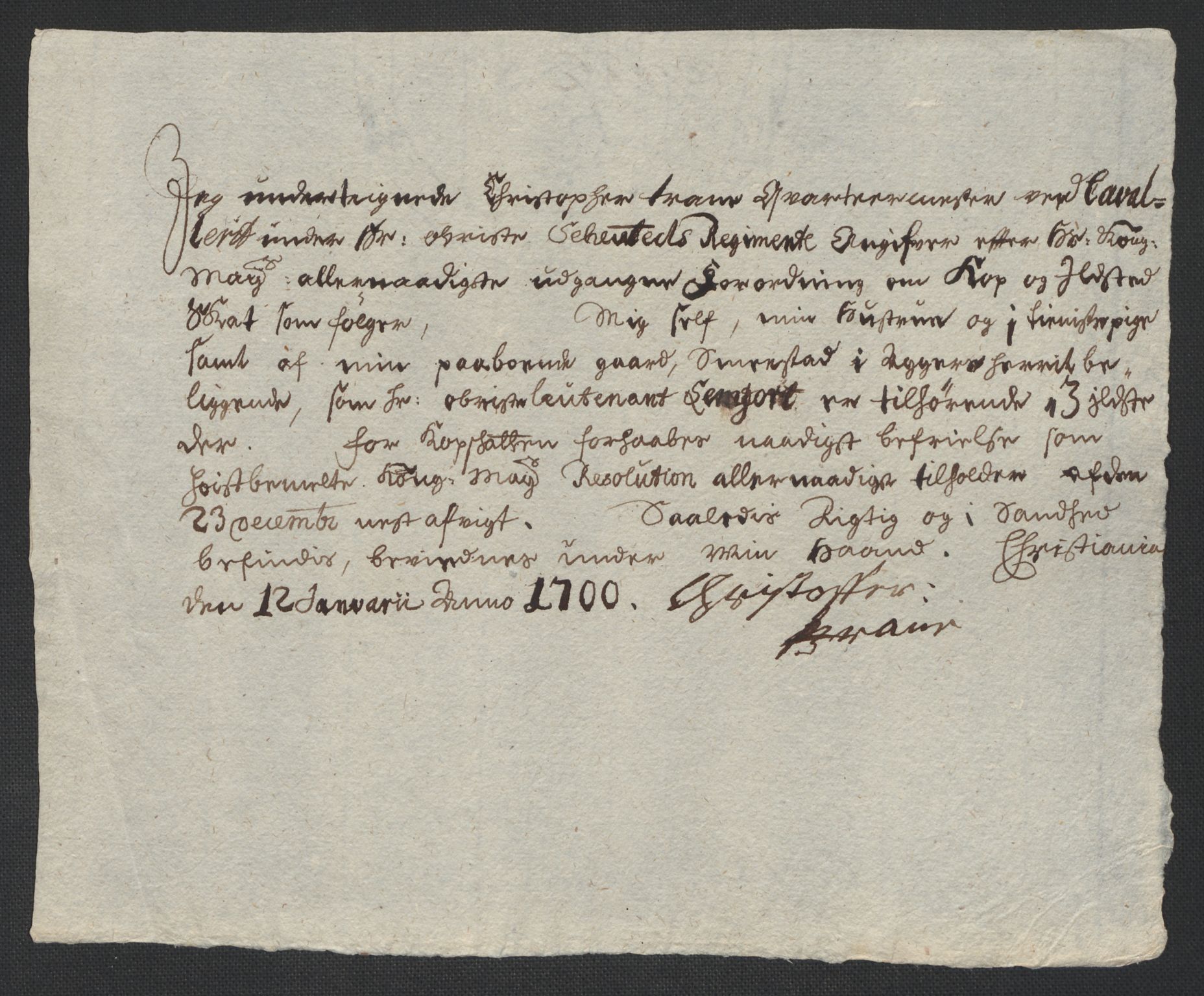 Rentekammeret inntil 1814, Reviderte regnskaper, Fogderegnskap, AV/RA-EA-4092/R10/L0442: Fogderegnskap Aker og Follo, 1699, p. 414