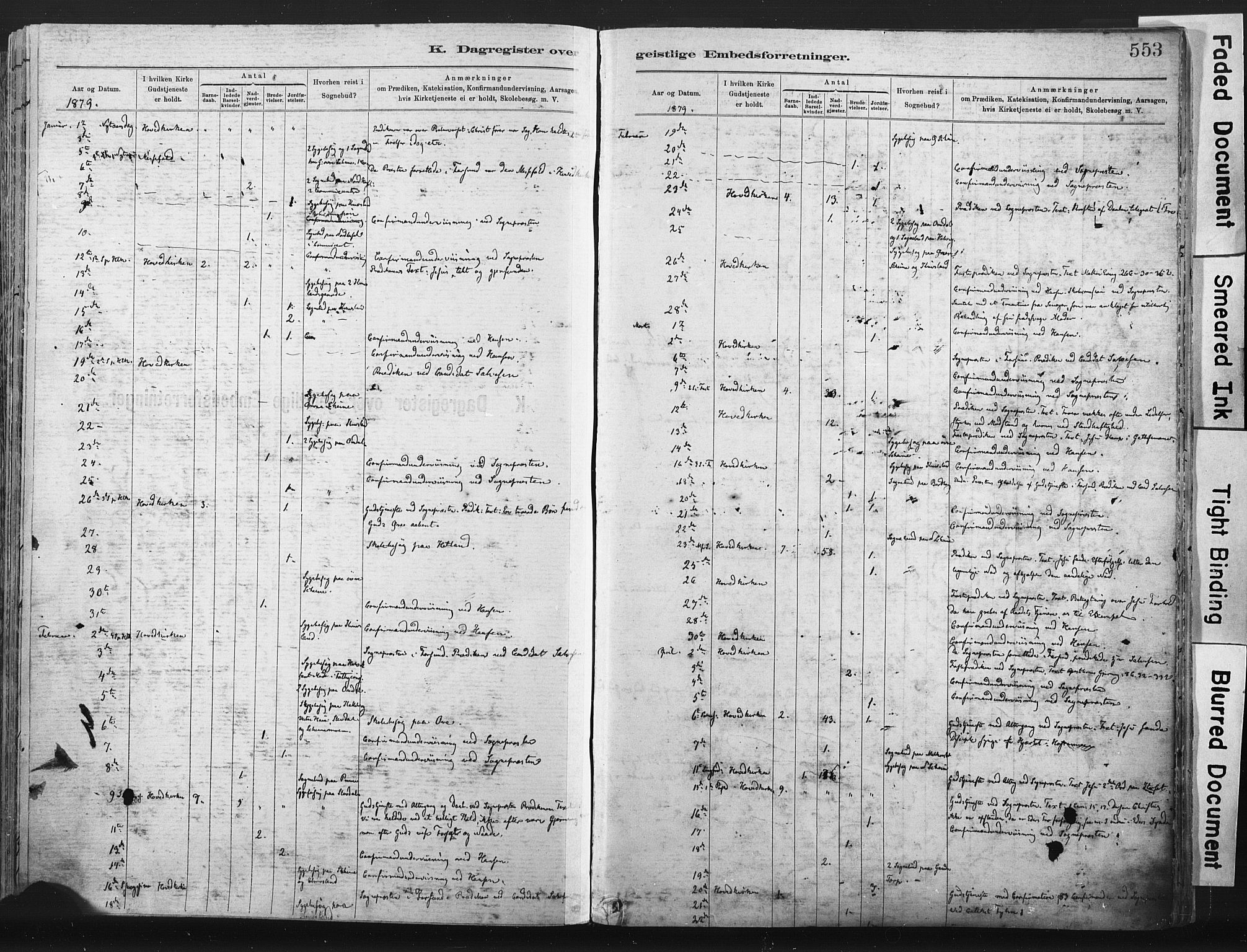 Lista sokneprestkontor, SAK/1111-0027/F/Fa/L0012: Parish register (official) no. A 12, 1879-1903, p. 553