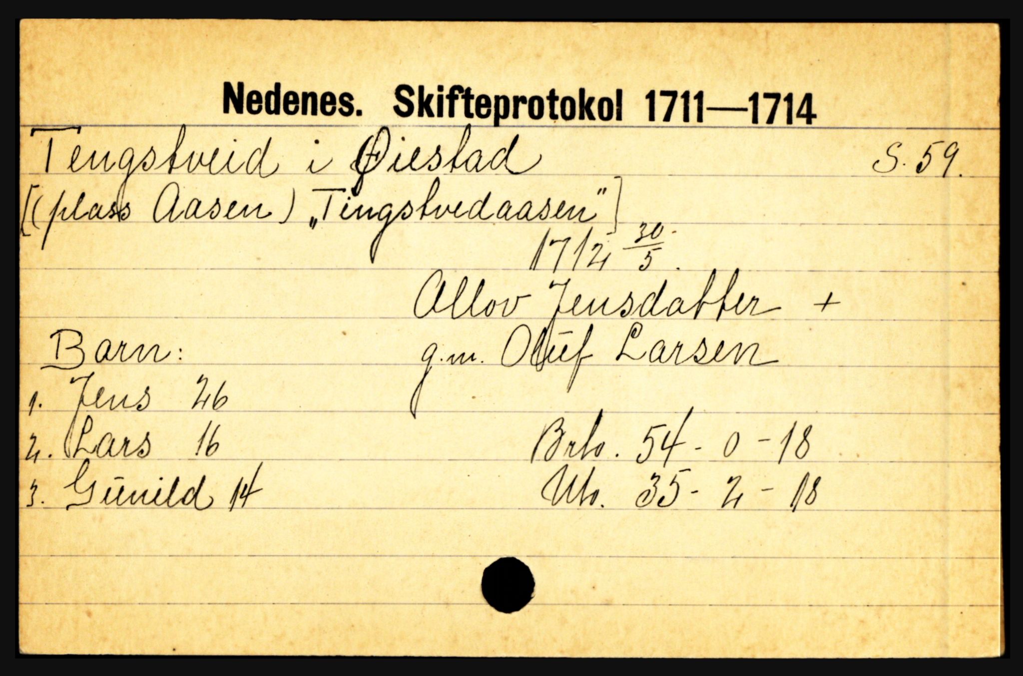 Nedenes sorenskriveri før 1824, AV/SAK-1221-0007/H, p. 29933