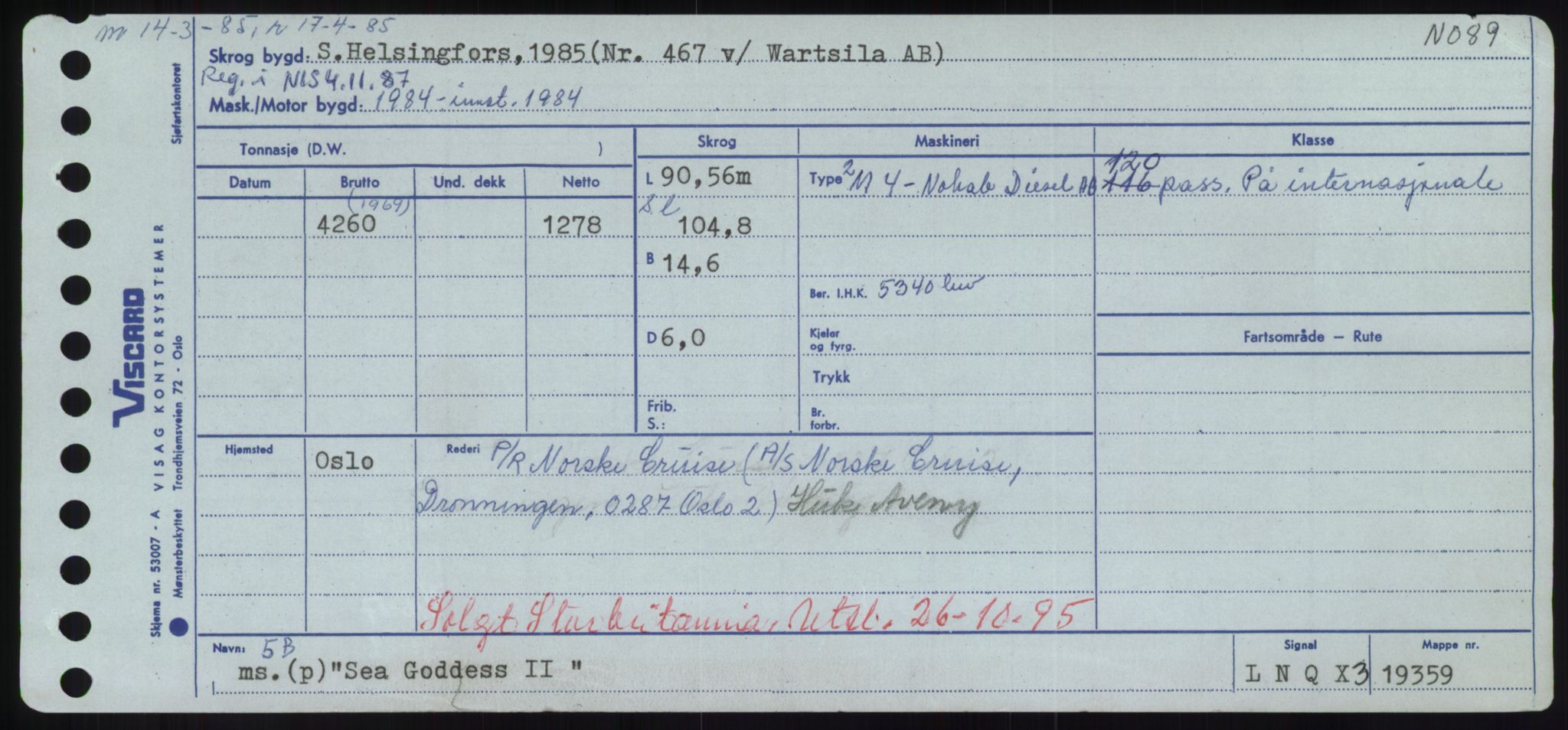 Sjøfartsdirektoratet med forløpere, Skipsmålingen, RA/S-1627/H/Hd/L0032: Fartøy, San-Seve, p. 287