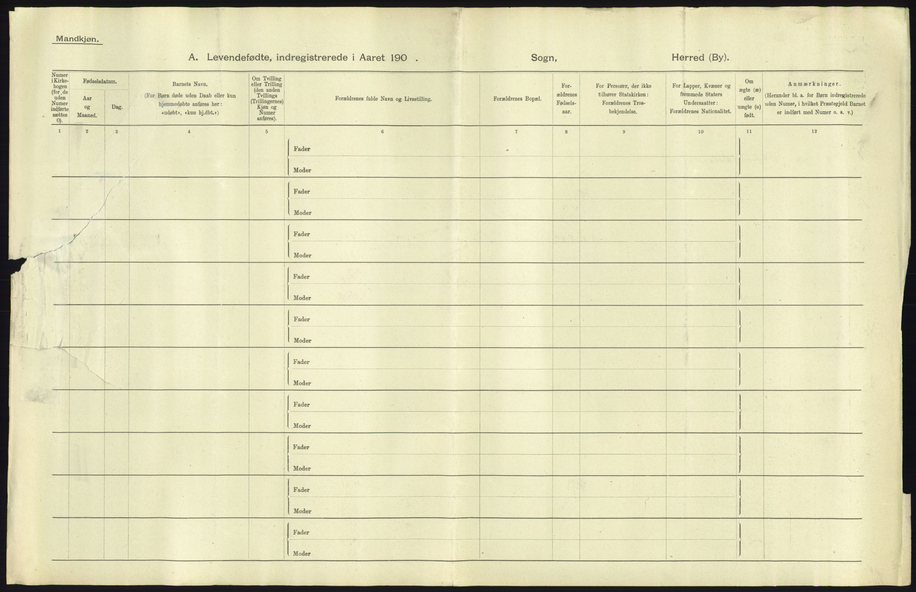 Statistisk sentralbyrå, Sosiodemografiske emner, Befolkning, AV/RA-S-2228/D/Df/Dfa/Dfab/L0019: Nordre Trondhjems amt: Fødte, gifte, døde, 1904, p. 317