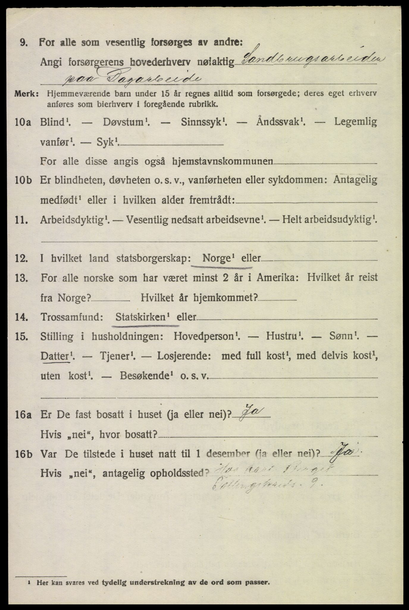 SAH, 1920 census for Øvre Rendal, 1920, p. 2826