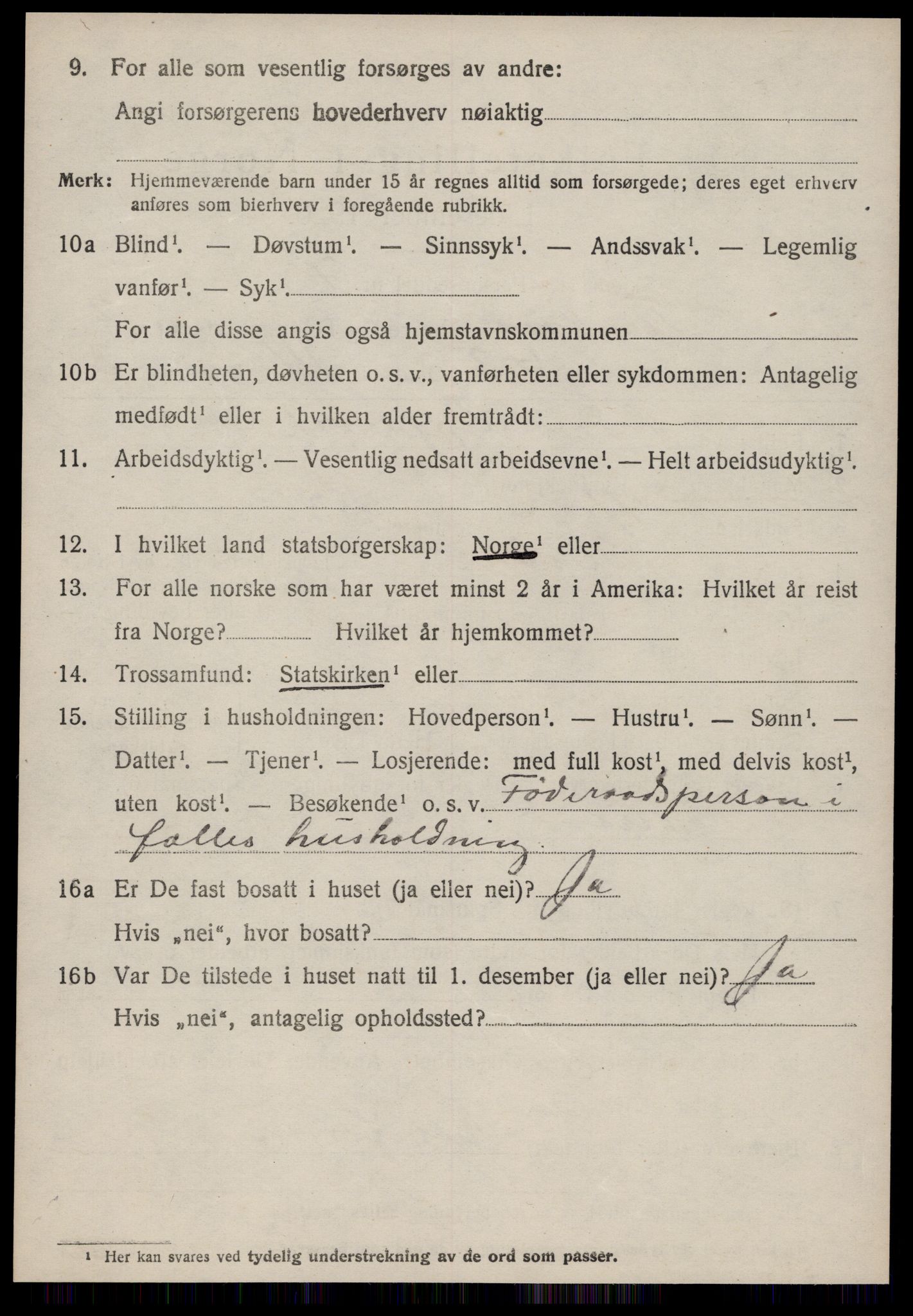 SAT, 1920 census for Tustna, 1920, p. 1432