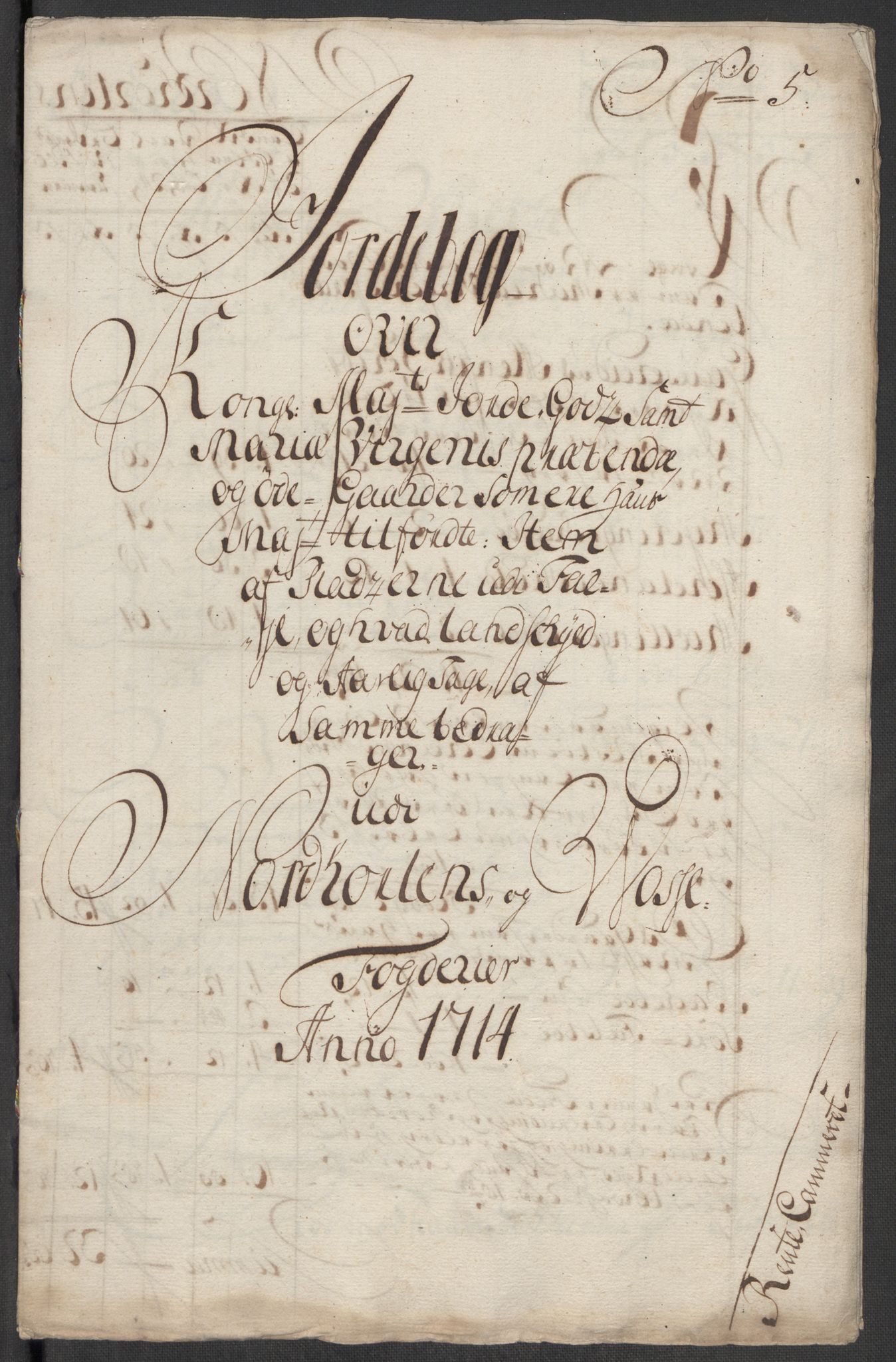 Rentekammeret inntil 1814, Reviderte regnskaper, Fogderegnskap, AV/RA-EA-4092/R51/L3197: Fogderegnskap Nordhordland og Voss, 1714, p. 150