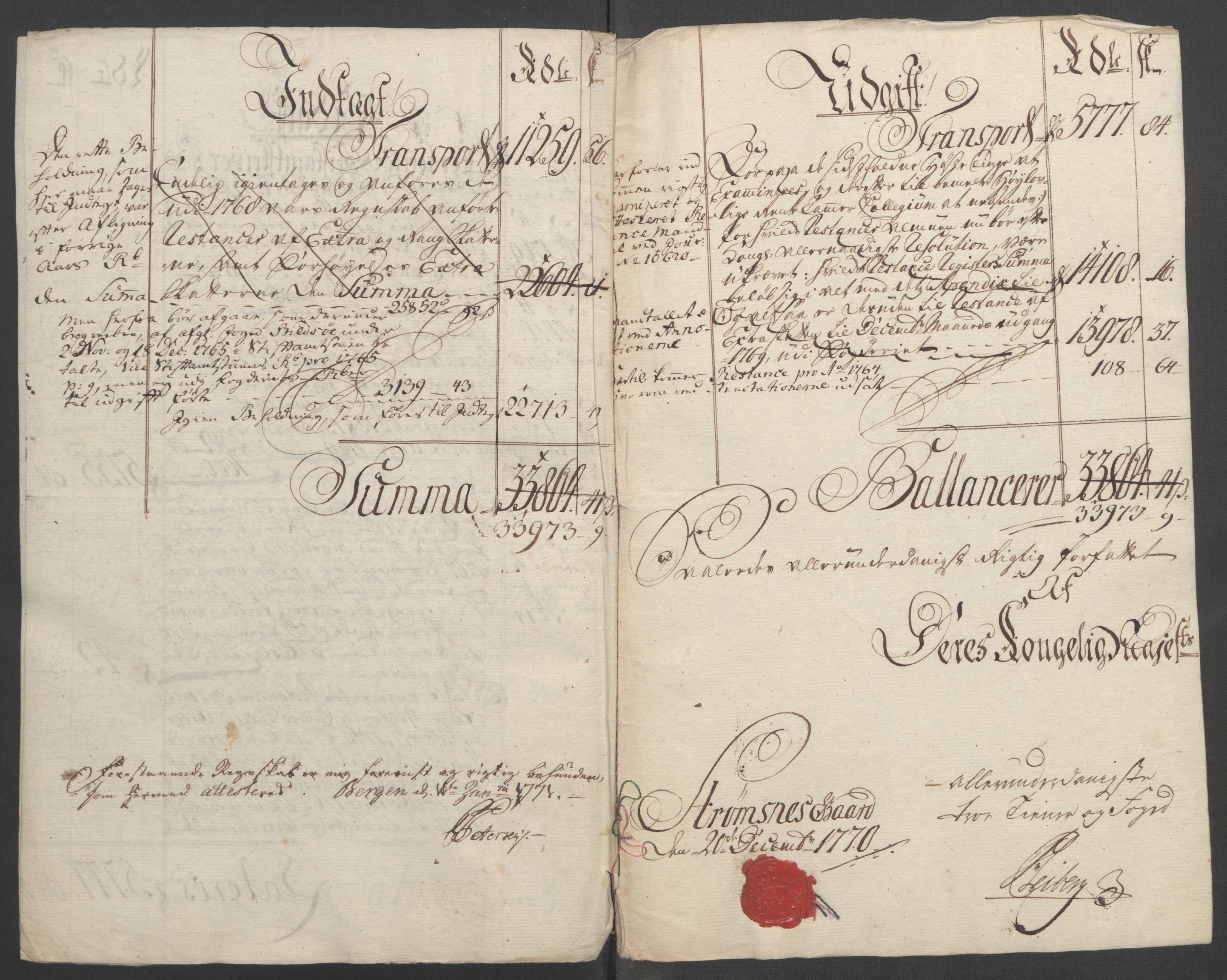 Rentekammeret inntil 1814, Reviderte regnskaper, Fogderegnskap, AV/RA-EA-4092/R51/L3303: Ekstraskatten Nordhordland og Voss, 1762-1772, p. 343