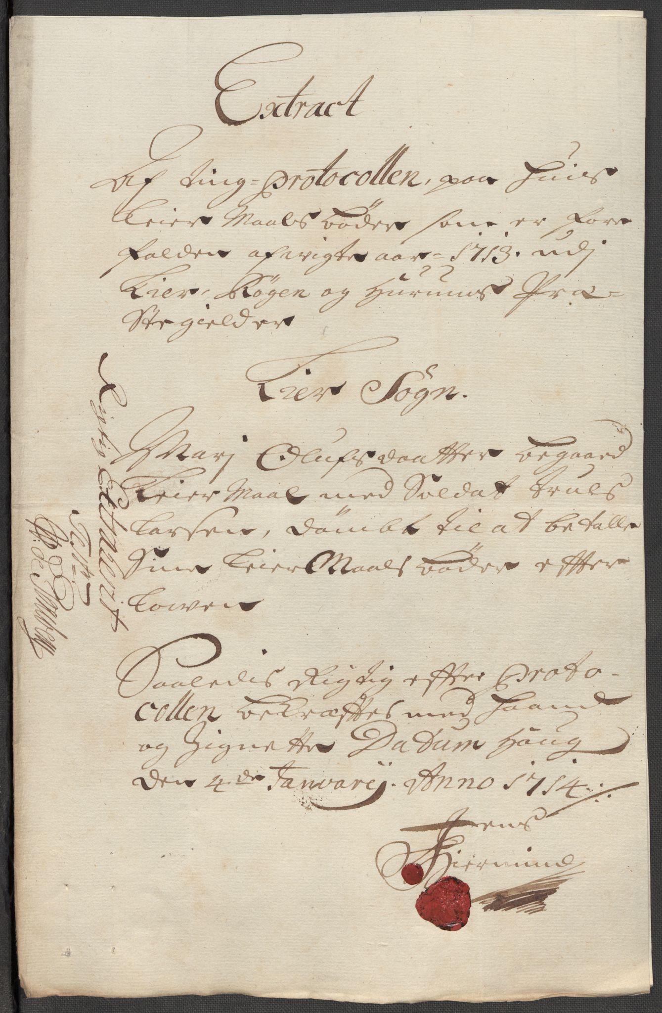Rentekammeret inntil 1814, Reviderte regnskaper, Fogderegnskap, AV/RA-EA-4092/R31/L1708: Fogderegnskap Hurum, Røyken, Eiker, Lier og Buskerud, 1713, p. 334