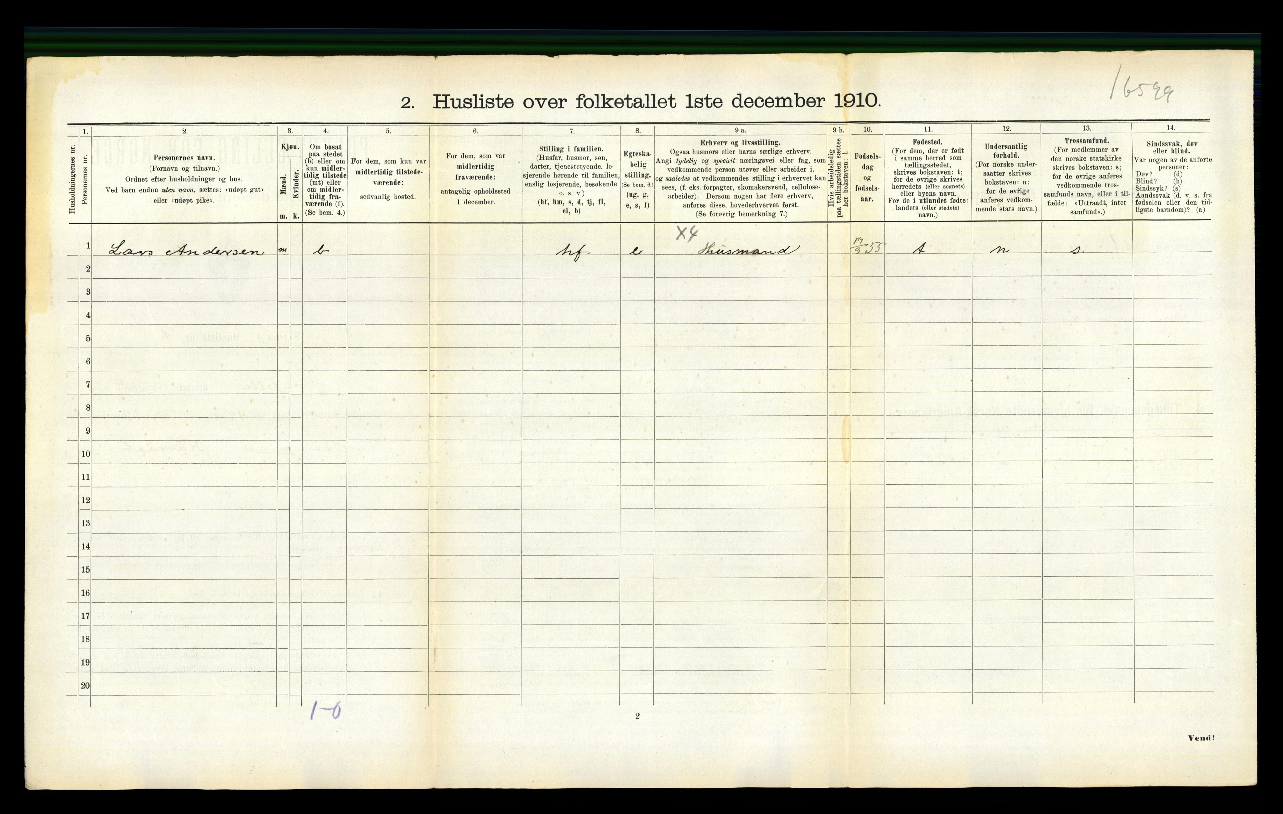 RA, 1910 census for Selbu, 1910, p. 437