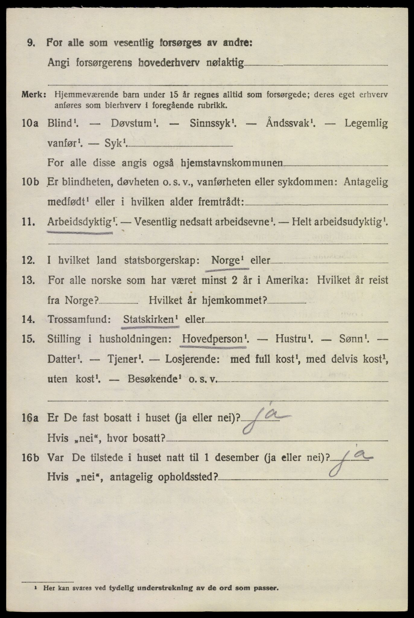 SAKO, 1920 census for Brunlanes, 1920, p. 5788