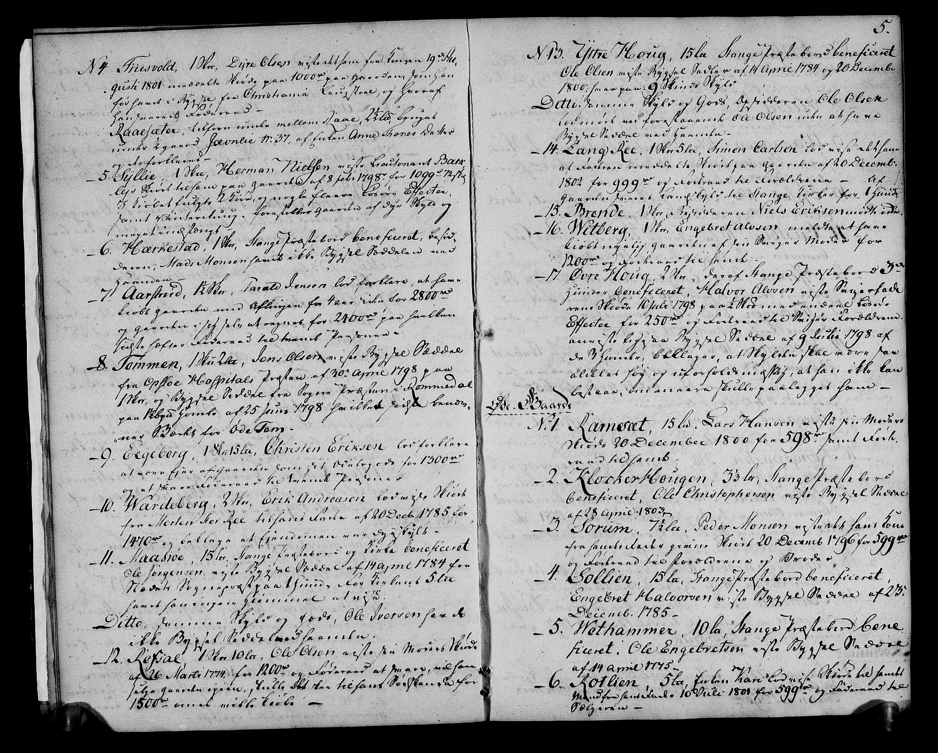 Rentekammeret inntil 1814, Realistisk ordnet avdeling, AV/RA-EA-4070/N/Ne/Nea/L0032: Hedmark fogderi. Bilag til deliberasjonsprotokoll, 1803, p. 6