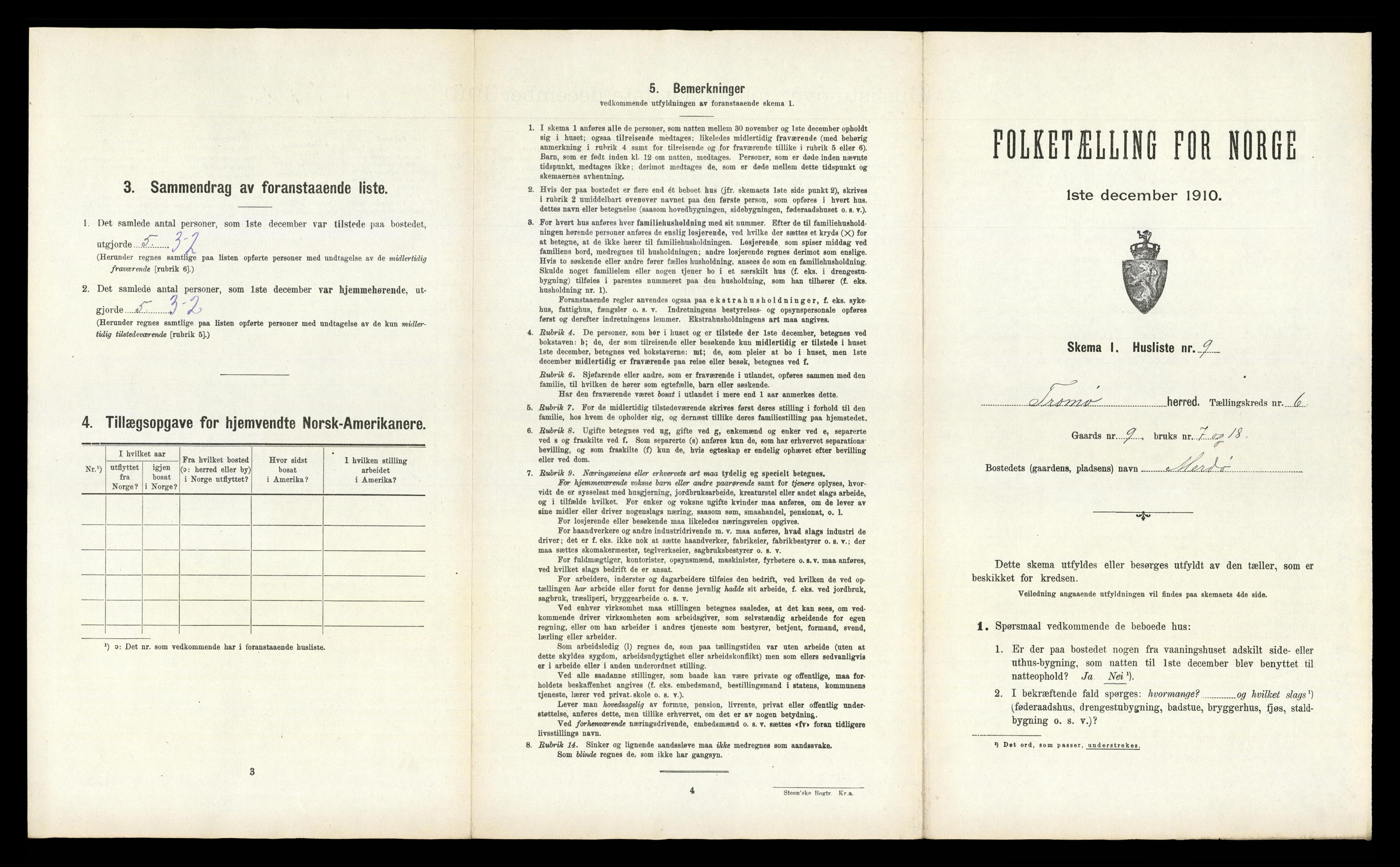 RA, 1910 census for Tromøy, 1910, p. 844