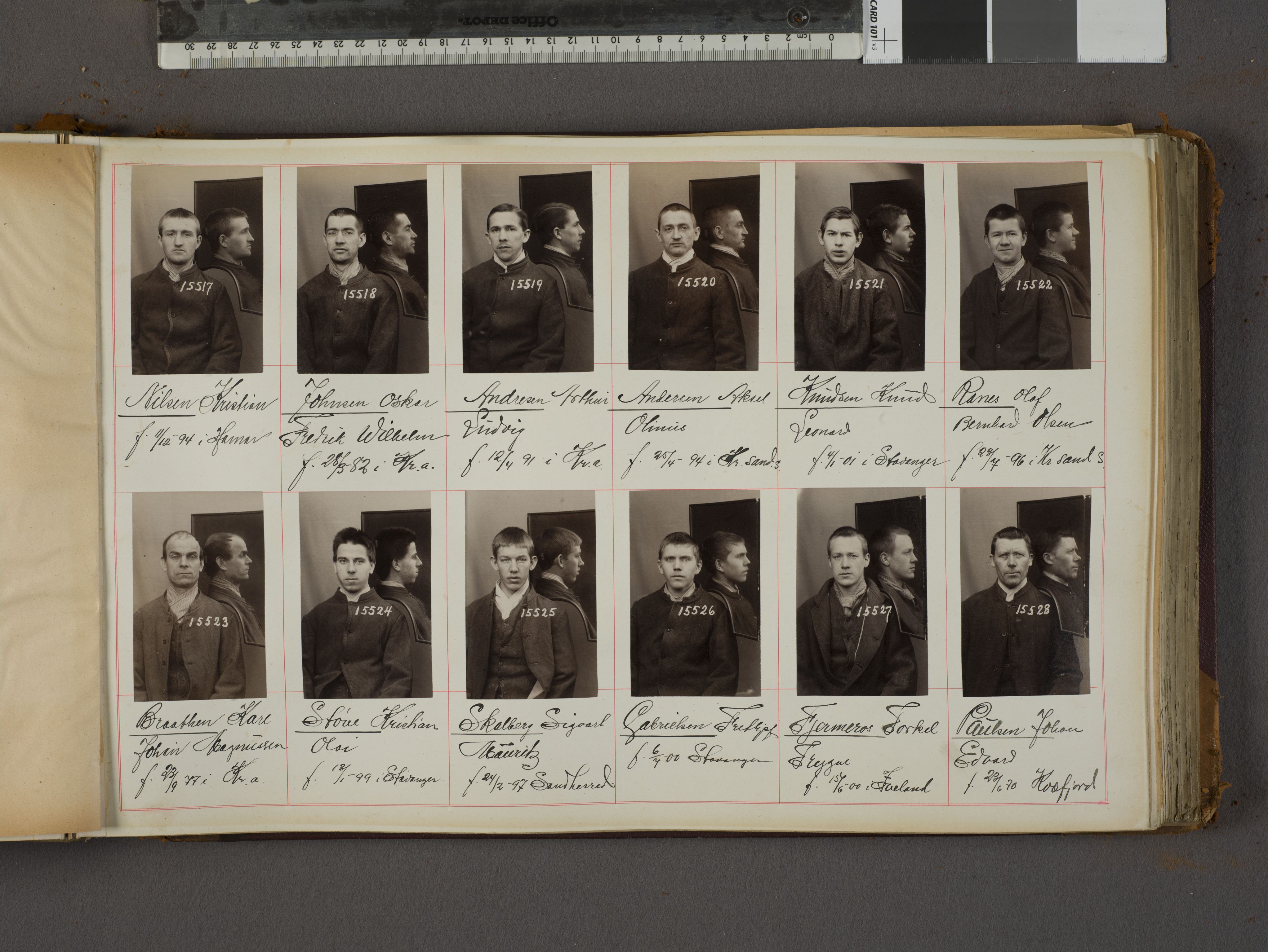 Oslo politikammer, Kriminalavdelingen, AV/SAO-A-11137/U/Ua/L0017: Forbryteralbum, 1915-1920, p. 43