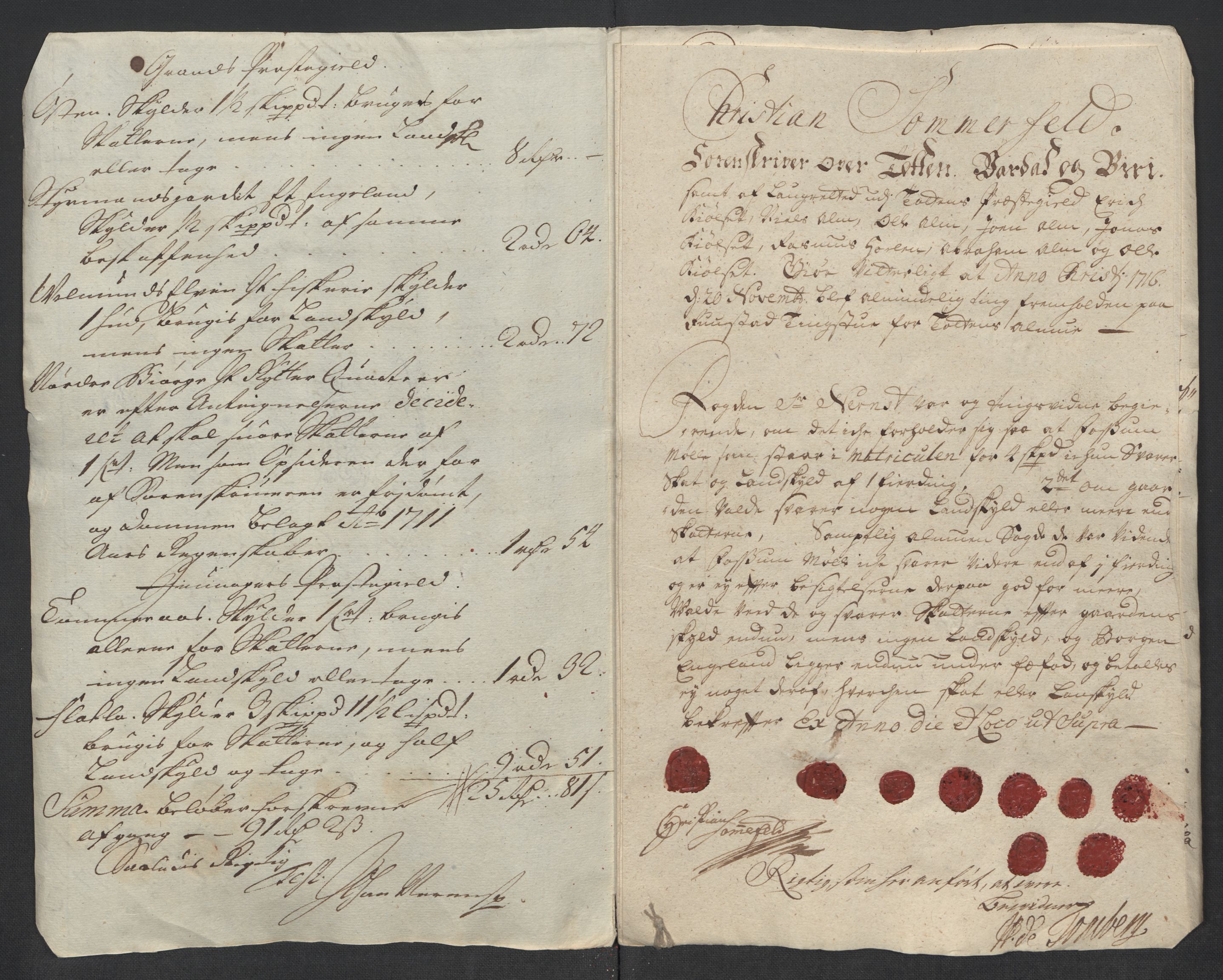 Rentekammeret inntil 1814, Reviderte regnskaper, Fogderegnskap, RA/EA-4092/R18/L1315: Fogderegnskap Hadeland, Toten og Valdres, 1716, p. 403