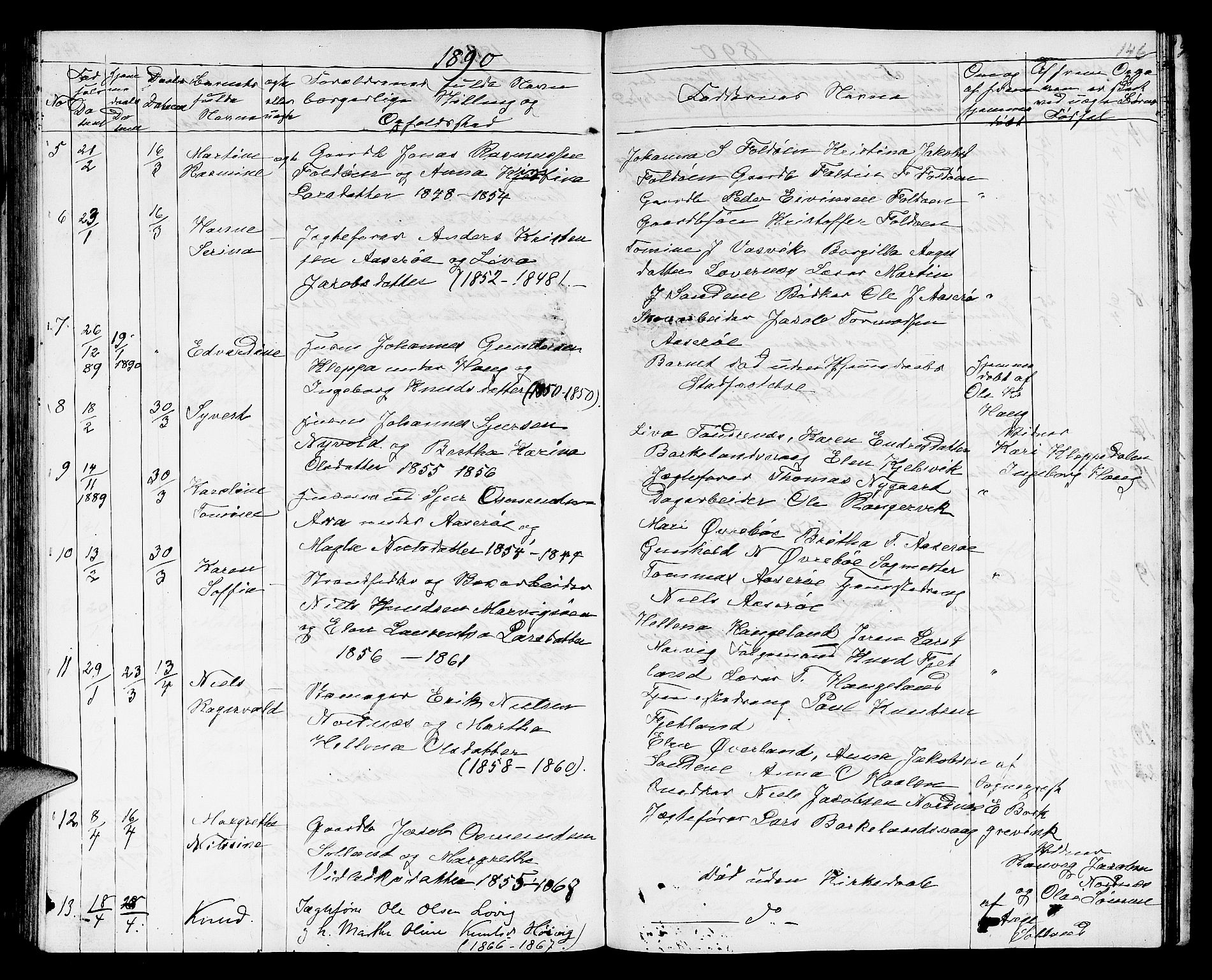 Jelsa sokneprestkontor, SAST/A-101842/01/V: Parish register (copy) no. B 3, 1864-1890, p. 146