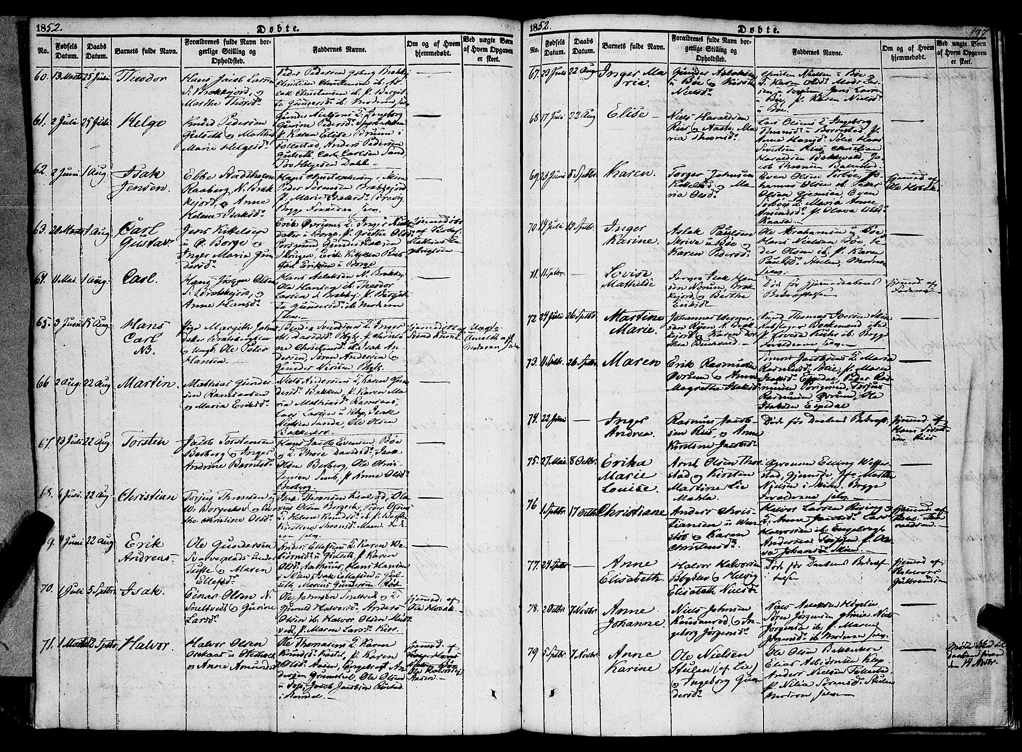 Gjerpen kirkebøker, SAKO/A-265/F/Fa/L0007a: Parish register (official) no. I 7A, 1834-1857, p. 137