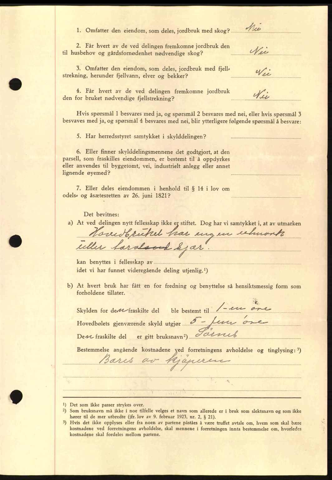 Nordmøre sorenskriveri, AV/SAT-A-4132/1/2/2Ca: Mortgage book no. A98, 1944-1944, Diary no: : 1707/1944