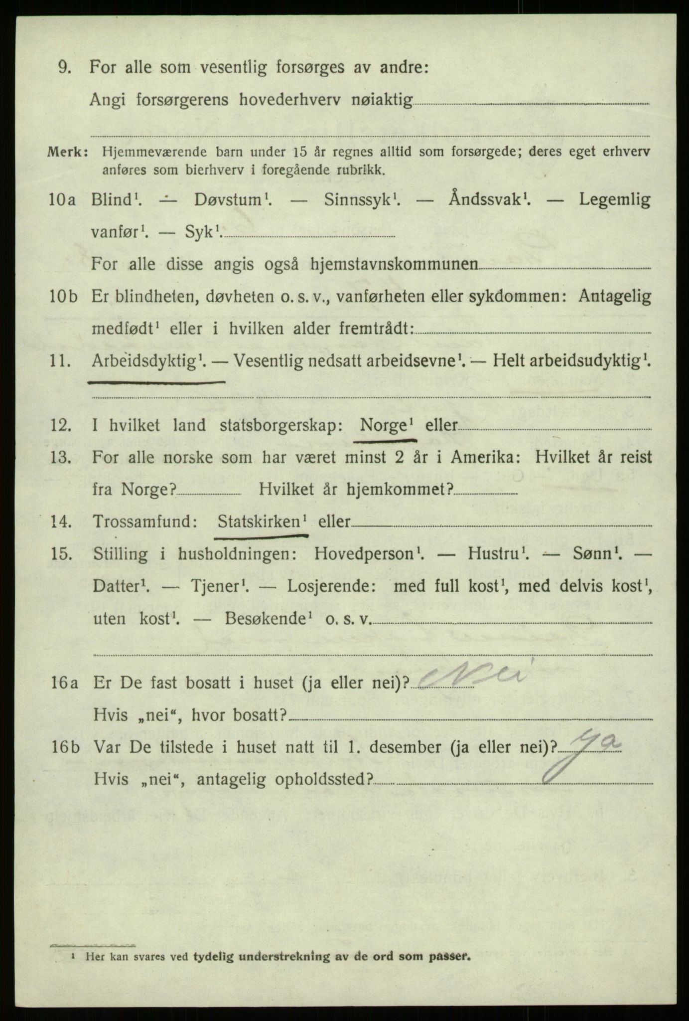 SAB, 1920 census for Davik, 1920, p. 4784