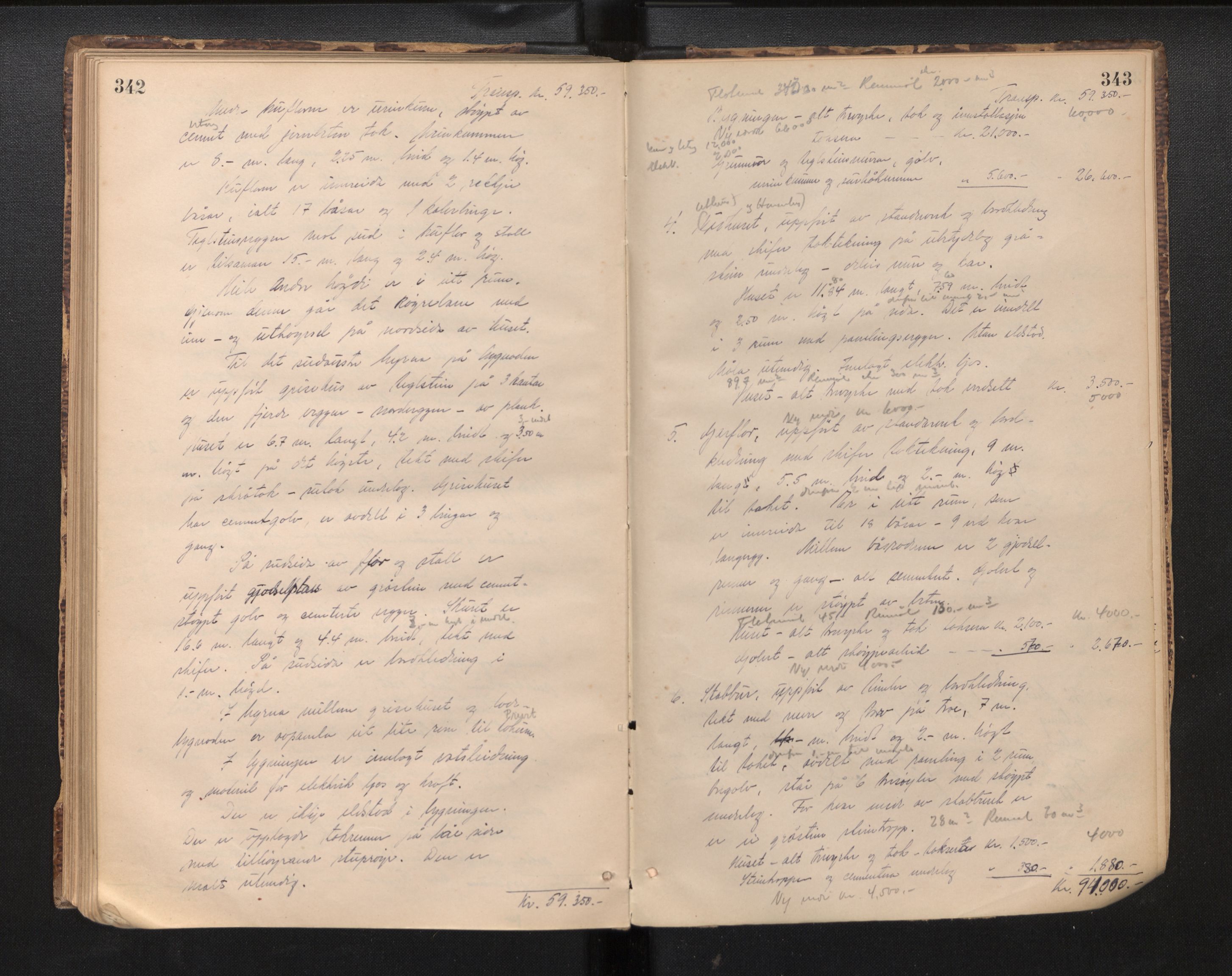 Lensmannen i Askvoll, AV/SAB-A-26301/0012/L0001: Branntakstprotokoll, 1875-1942, p. 342-343