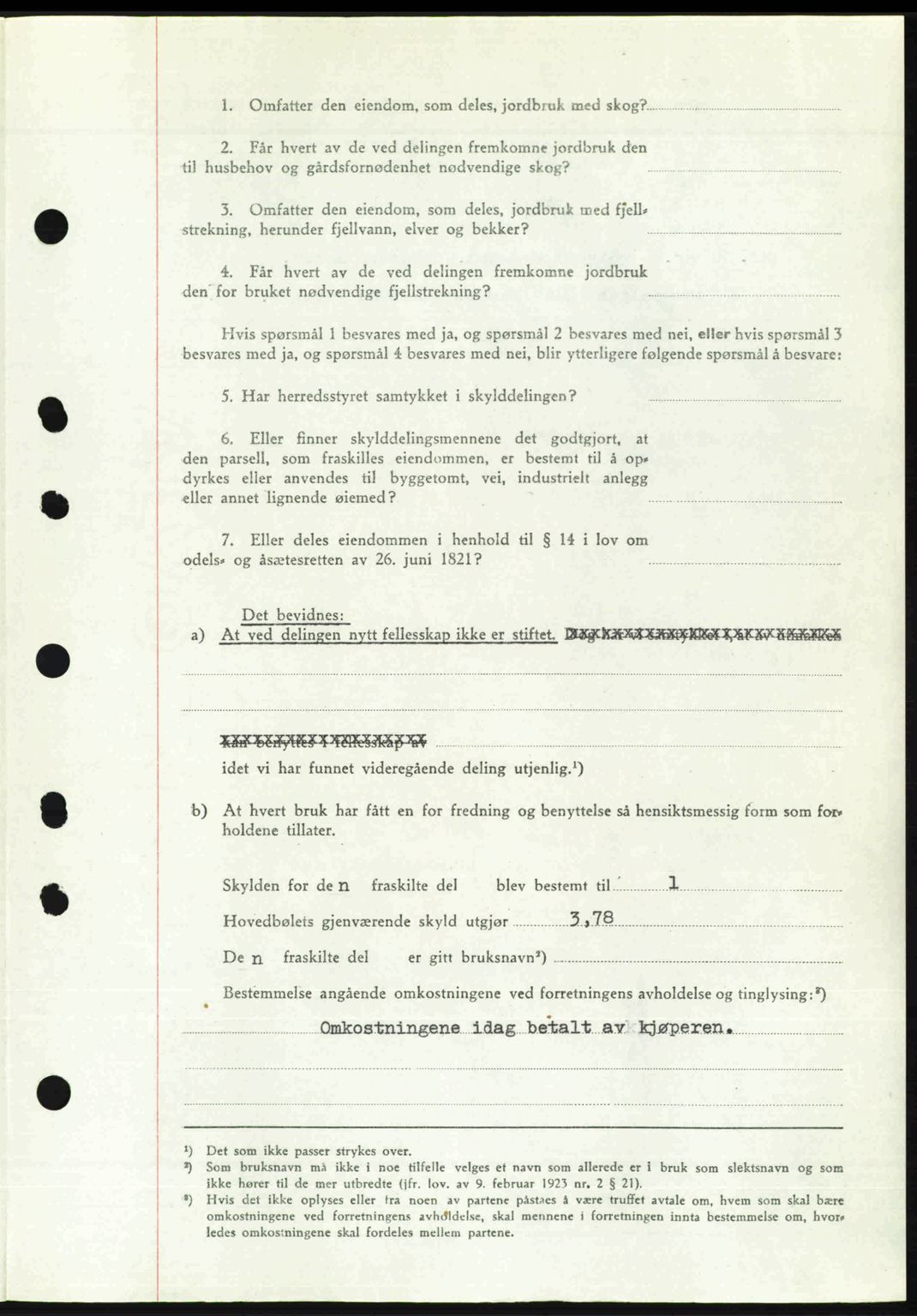 Midhordland sorenskriveri, AV/SAB-A-3001/1/G/Gb/Gbj/L0022: Mortgage book no. A41-43, 1946-1946, Diary no: : 703/1946