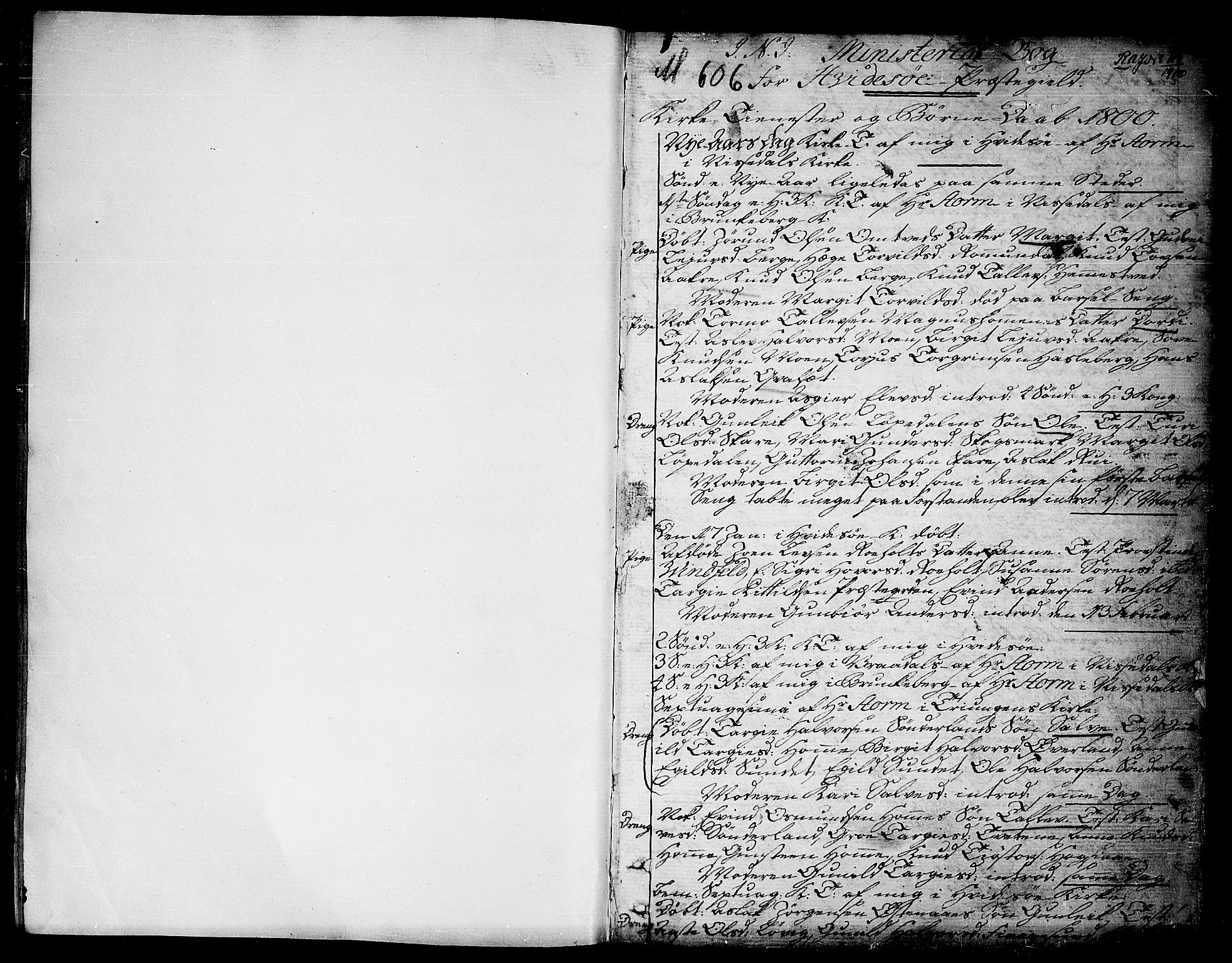 Kviteseid kirkebøker, SAKO/A-276/F/Fa/L0004: Parish register (official) no. I 4, 1800-1814, p. 1