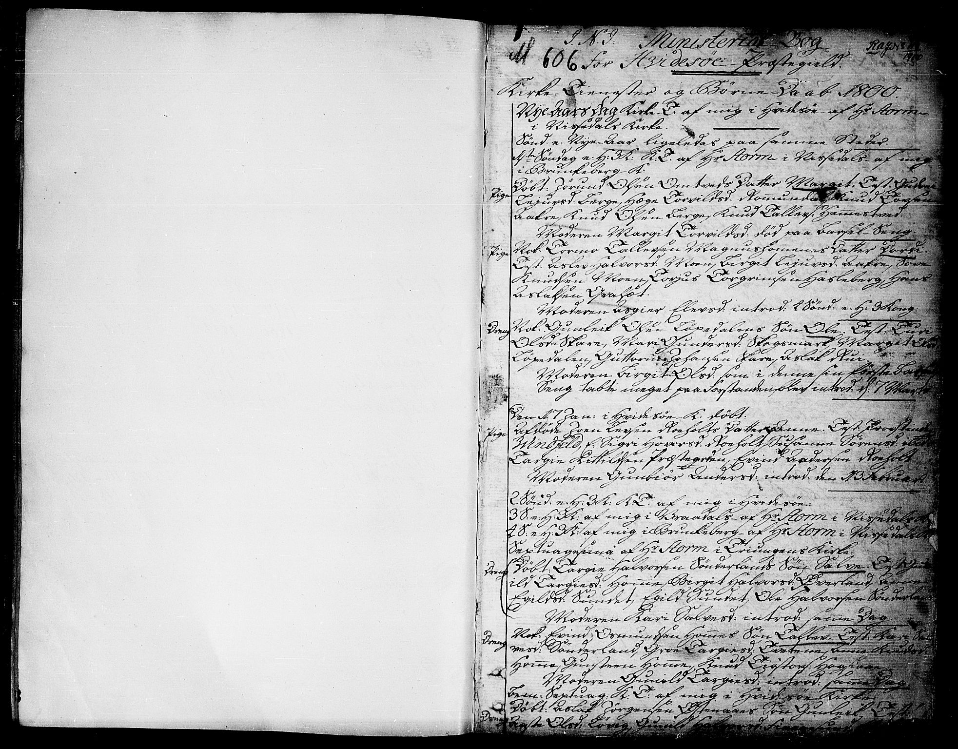 Kviteseid kirkebøker, AV/SAKO-A-276/F/Fa/L0004: Parish register (official) no. I 4, 1800-1814, p. 1