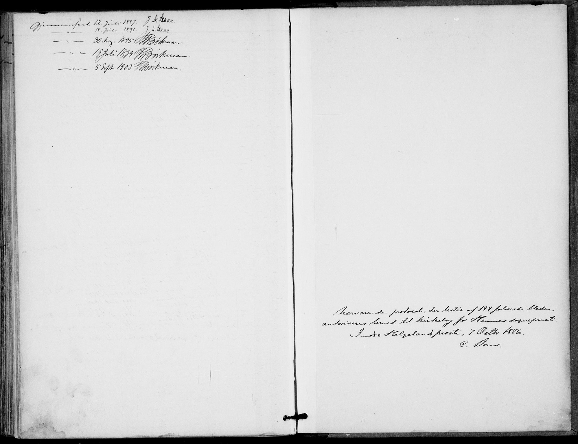 Ministerialprotokoller, klokkerbøker og fødselsregistre - Nordland, AV/SAT-A-1459/825/L0362: Parish register (official) no. 825A16, 1886-1908