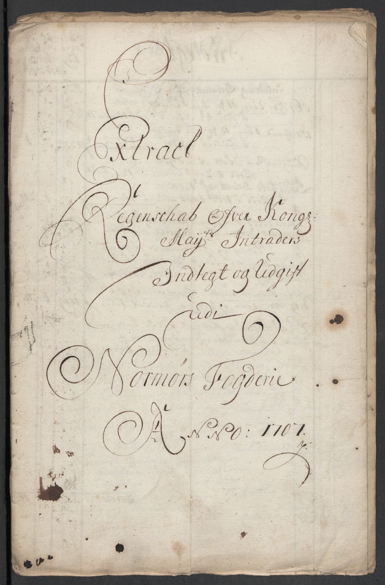 Rentekammeret inntil 1814, Reviderte regnskaper, Fogderegnskap, RA/EA-4092/R56/L3742: Fogderegnskap Nordmøre, 1706-1707, p. 165
