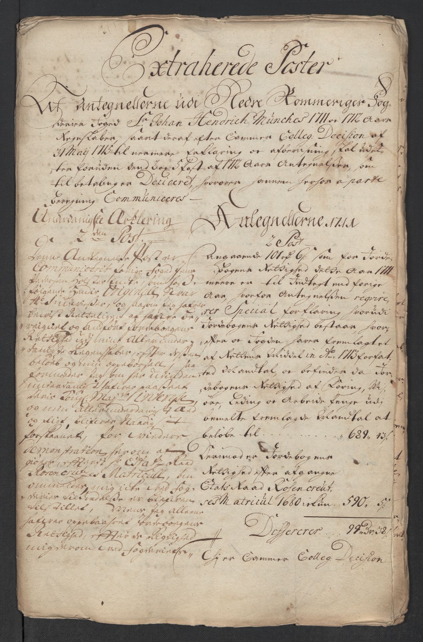 Rentekammeret inntil 1814, Reviderte regnskaper, Fogderegnskap, RA/EA-4092/R11/L0594: Fogderegnskap Nedre Romerike, 1712, p. 343