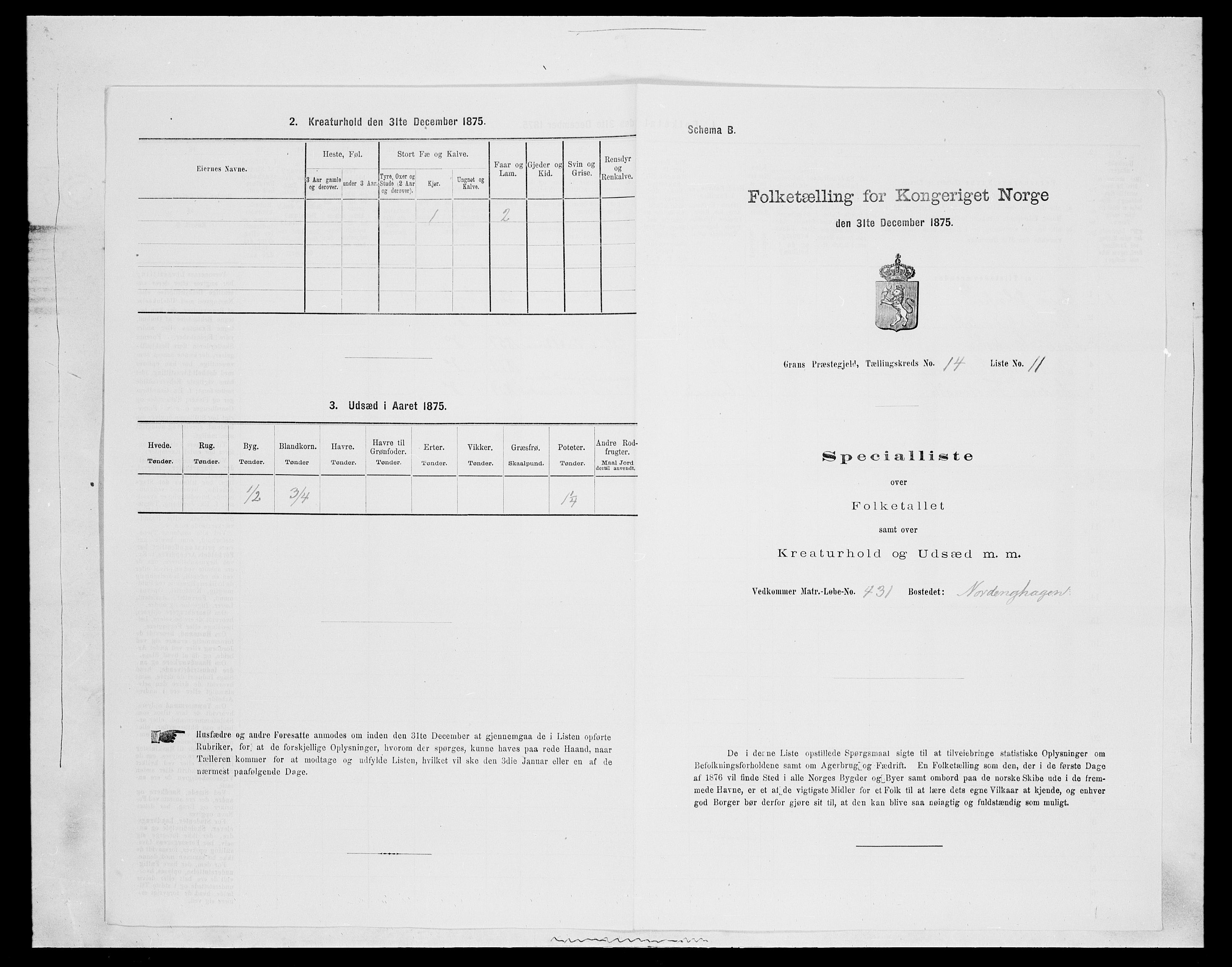 SAH, 1875 census for 0534P Gran, 1875, p. 2551