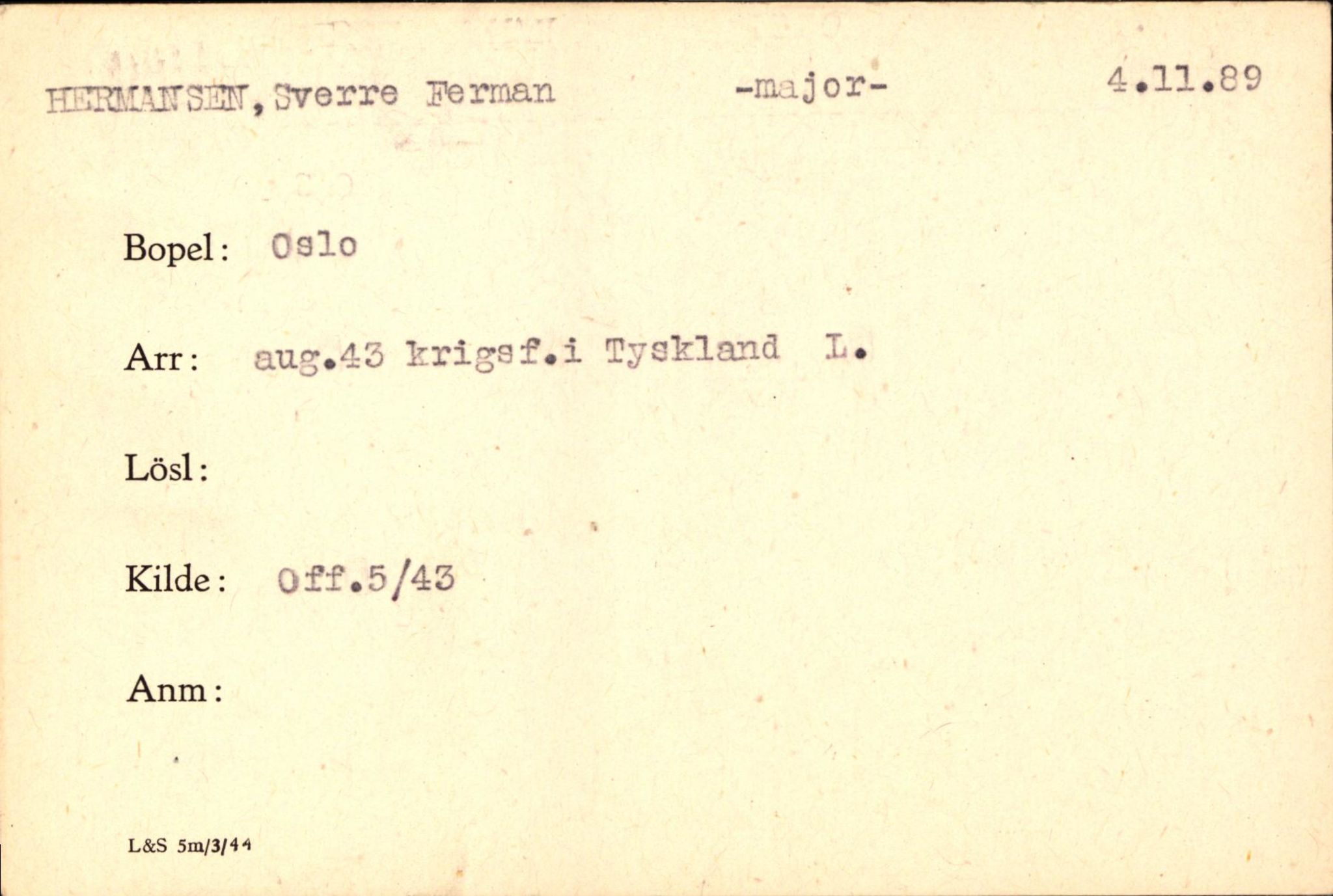 Forsvaret, Forsvarets krigshistoriske avdeling, AV/RA-RAFA-2017/Y/Yf/L0200: II-C-11-2102  -  Norske krigsfanger i Tyskland, 1940-1945, p. 429