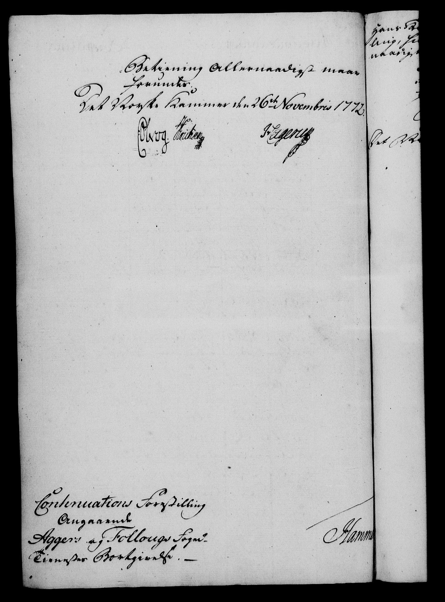 Rentekammeret, Kammerkanselliet, RA/EA-3111/G/Gf/Gfa/L0054: Norsk relasjons- og resolusjonsprotokoll (merket RK 52.54), 1771-1772, p. 778
