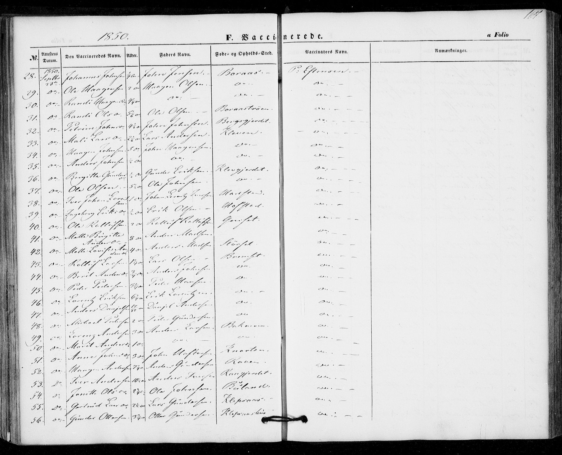 Ministerialprotokoller, klokkerbøker og fødselsregistre - Nord-Trøndelag, SAT/A-1458/703/L0028: Parish register (official) no. 703A01, 1850-1862, p. 167