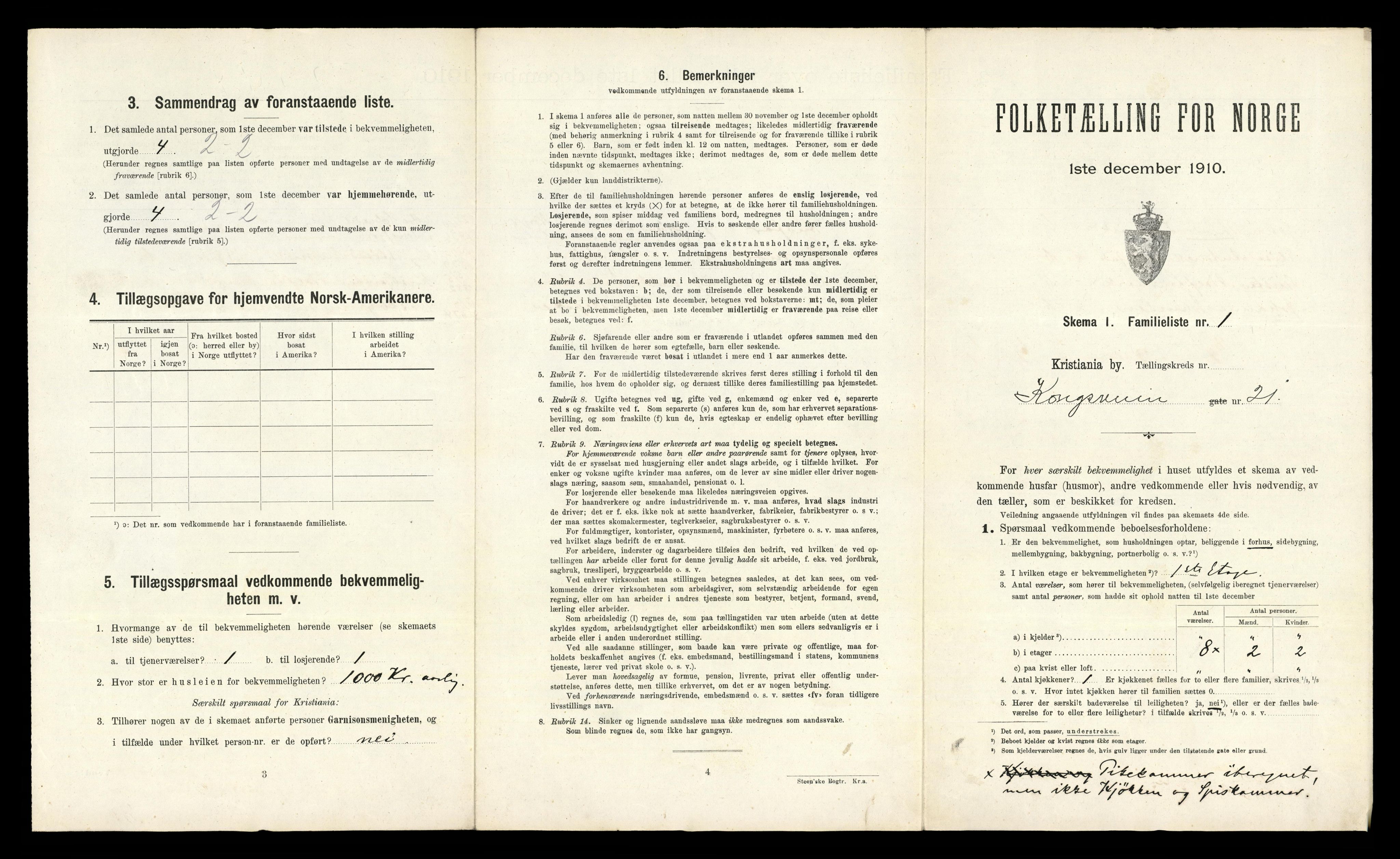 RA, 1910 census for Kristiania, 1910, p. 51949